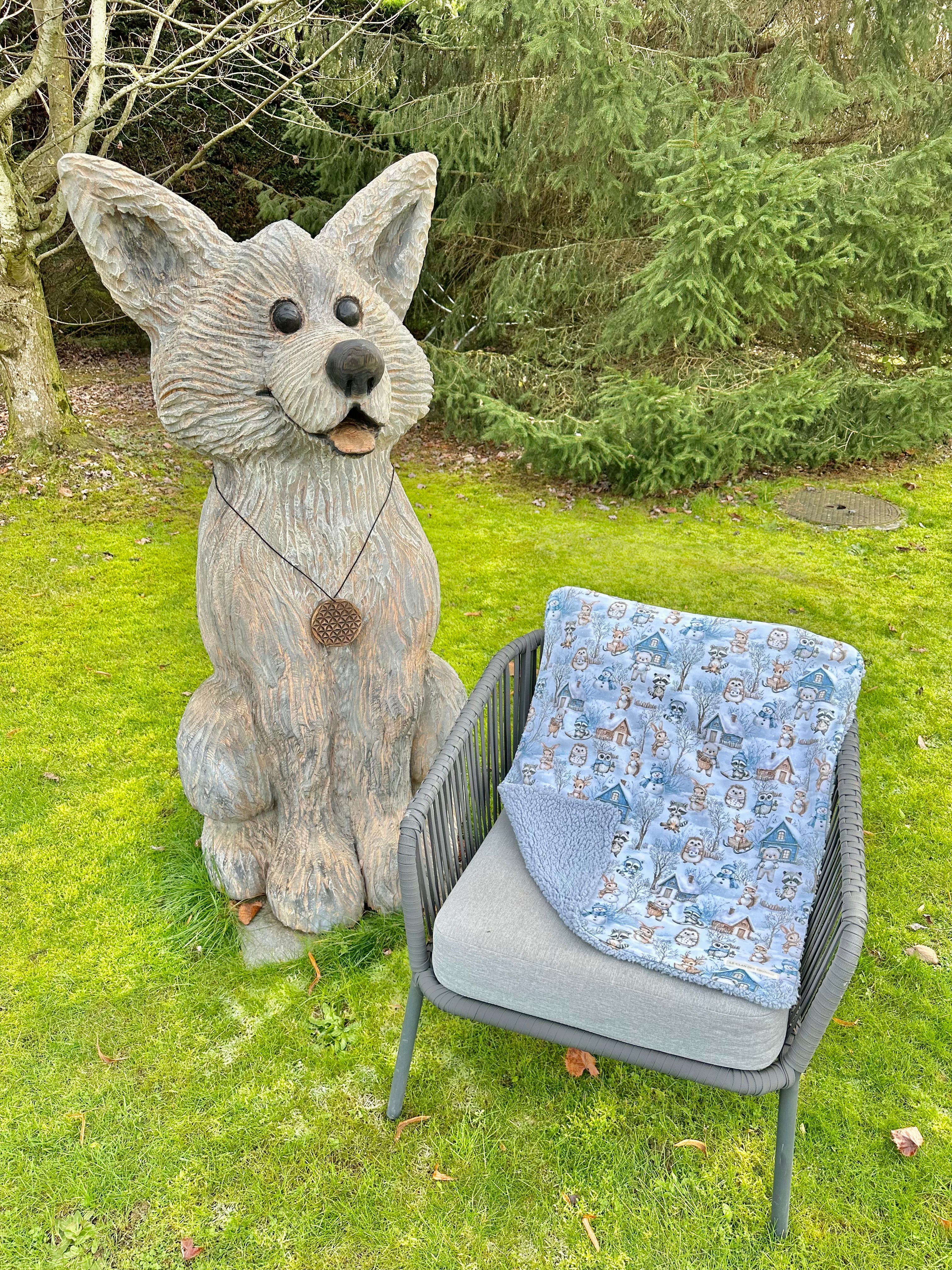 Couverture BATAILLE DE BOULES DE NEIGE - 71x60 cm