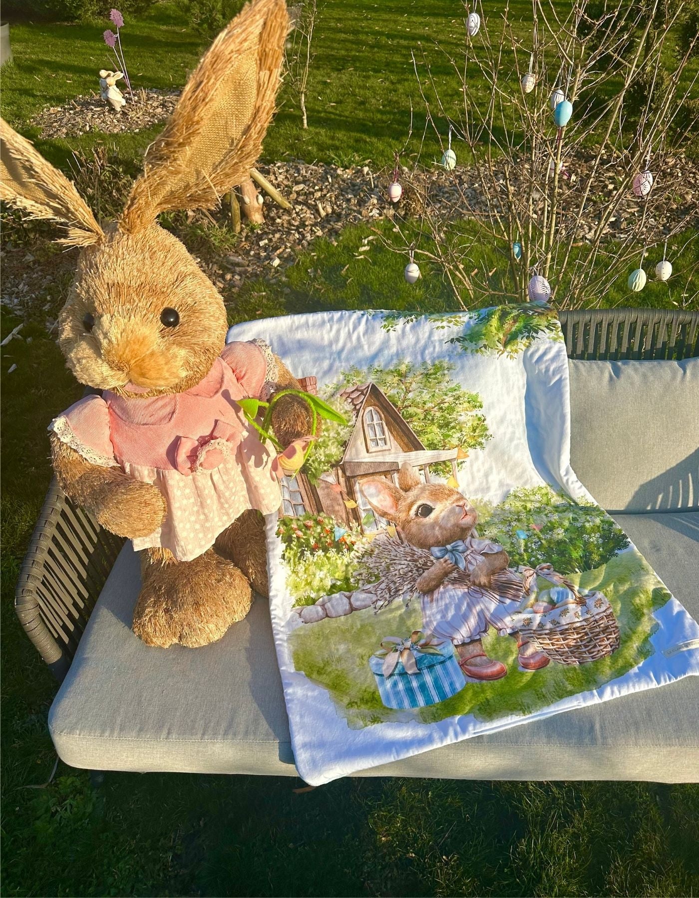 Plaid - DOUCEUR DE PAQUES - 93x72cm