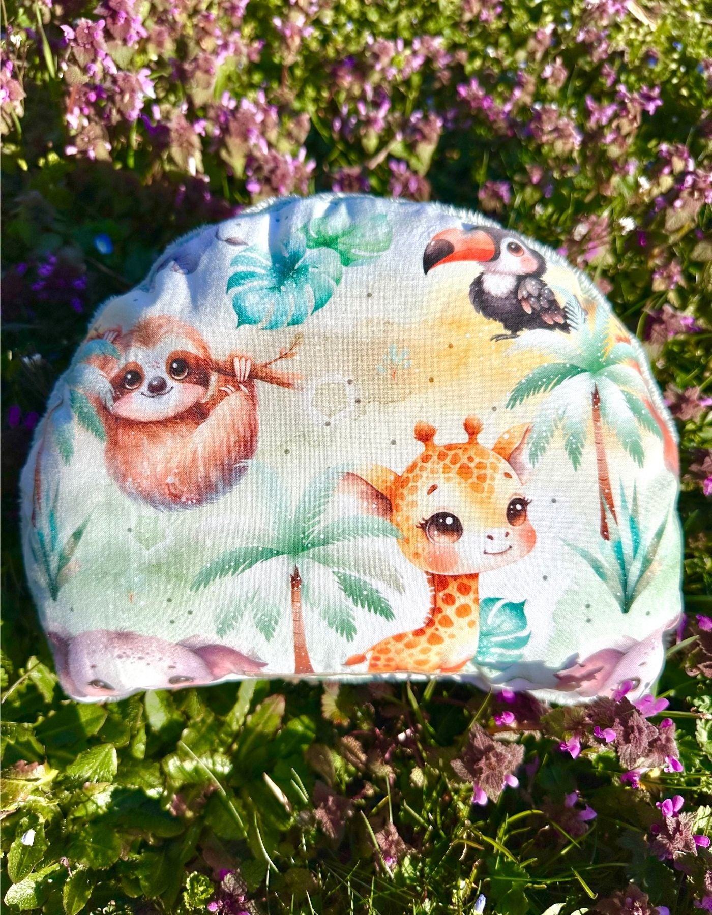 Grand coussin - LA JUNGLE ENCHANTEE - 27x19cm