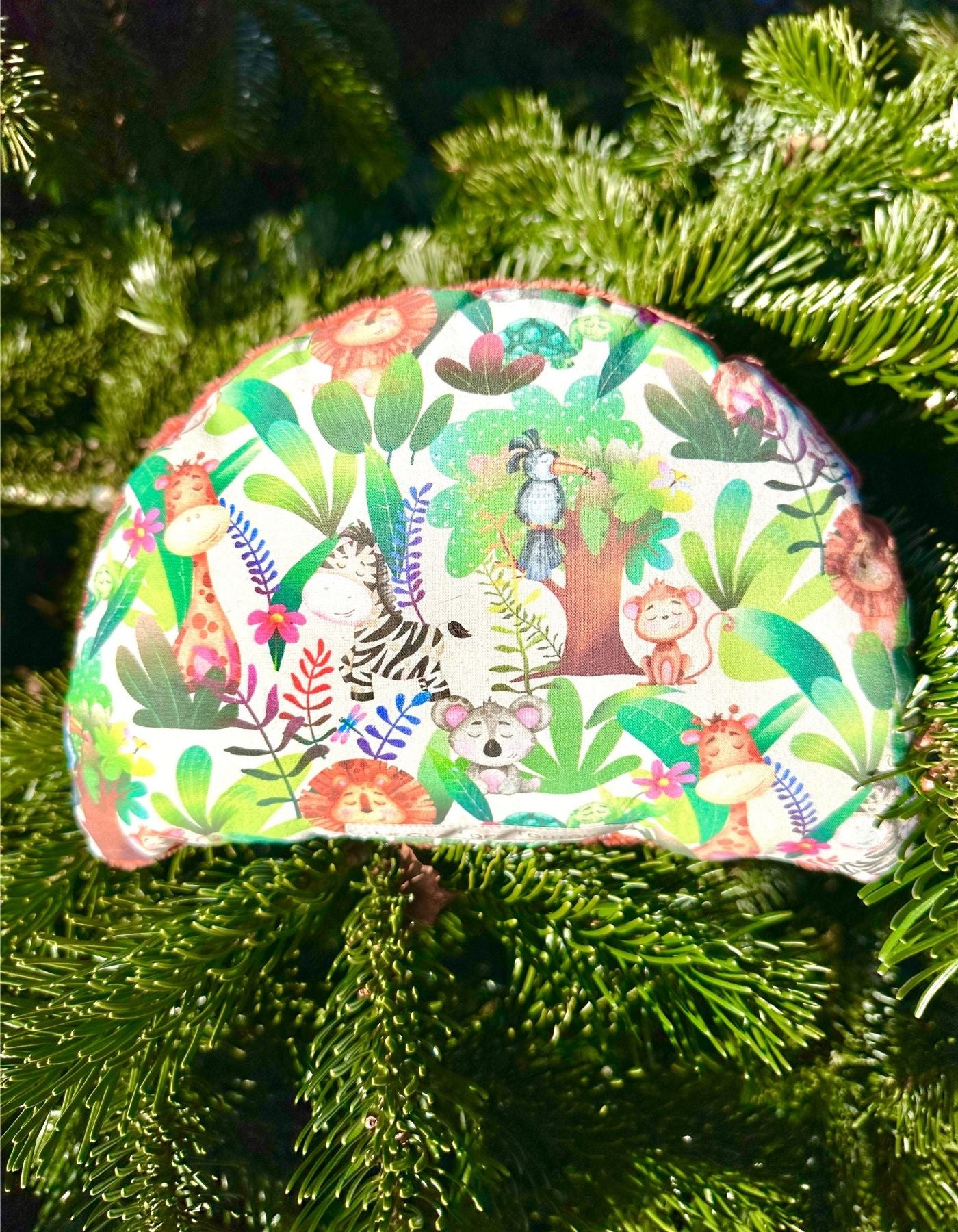 Grand coussin - LA JUNGLE EN FOLIE - 27x18cm