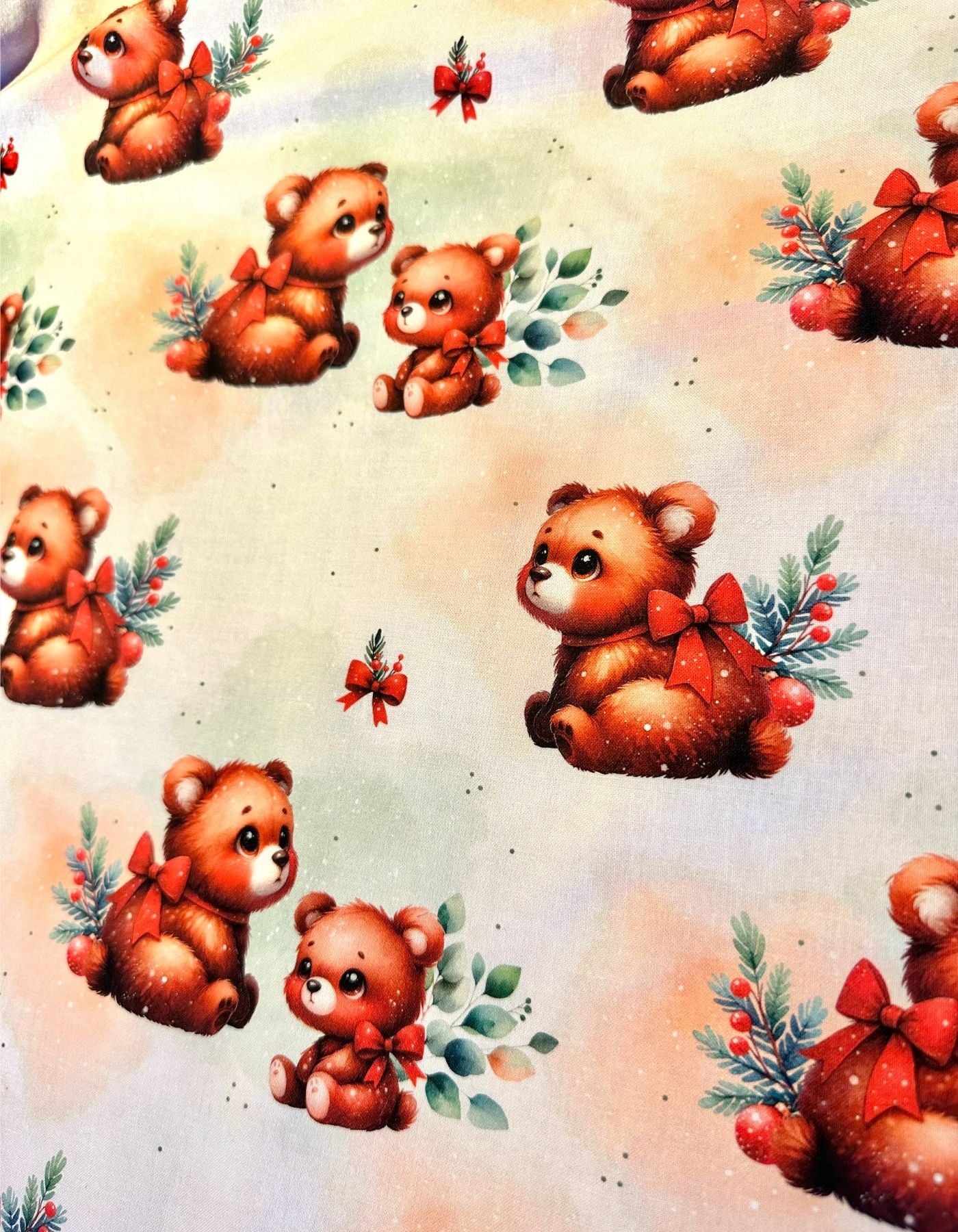 Couverture - LES MIGNONS OURSONS FETENT NOEL - 82x69 cm