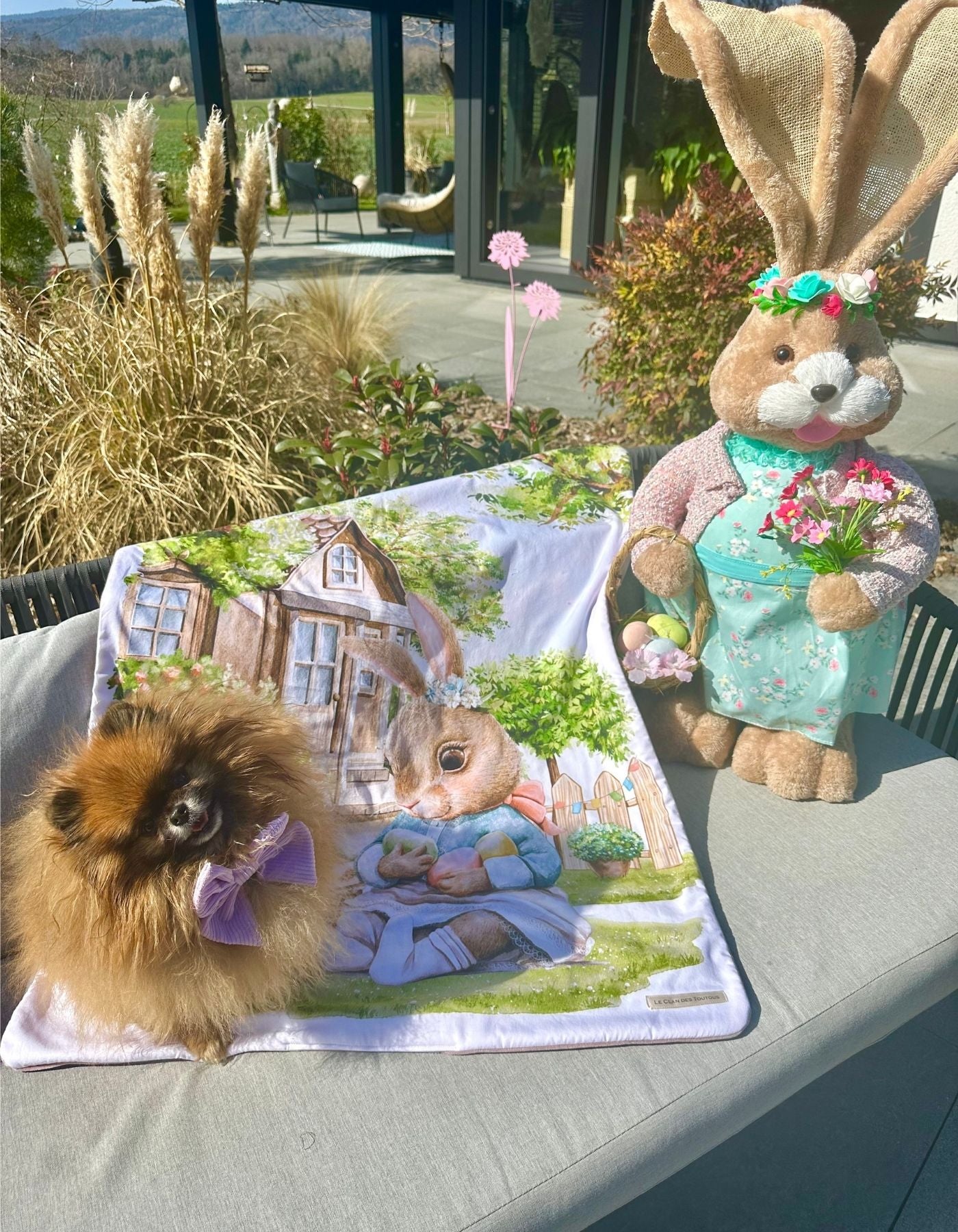 Plaid - LES TRESORS DE MADEMOISELLE LAPINOU - 92x72cm