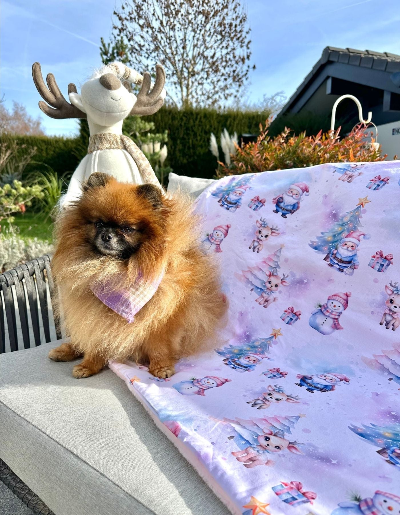 Couverture - NOEL FEERIQUE- 78x80 cm