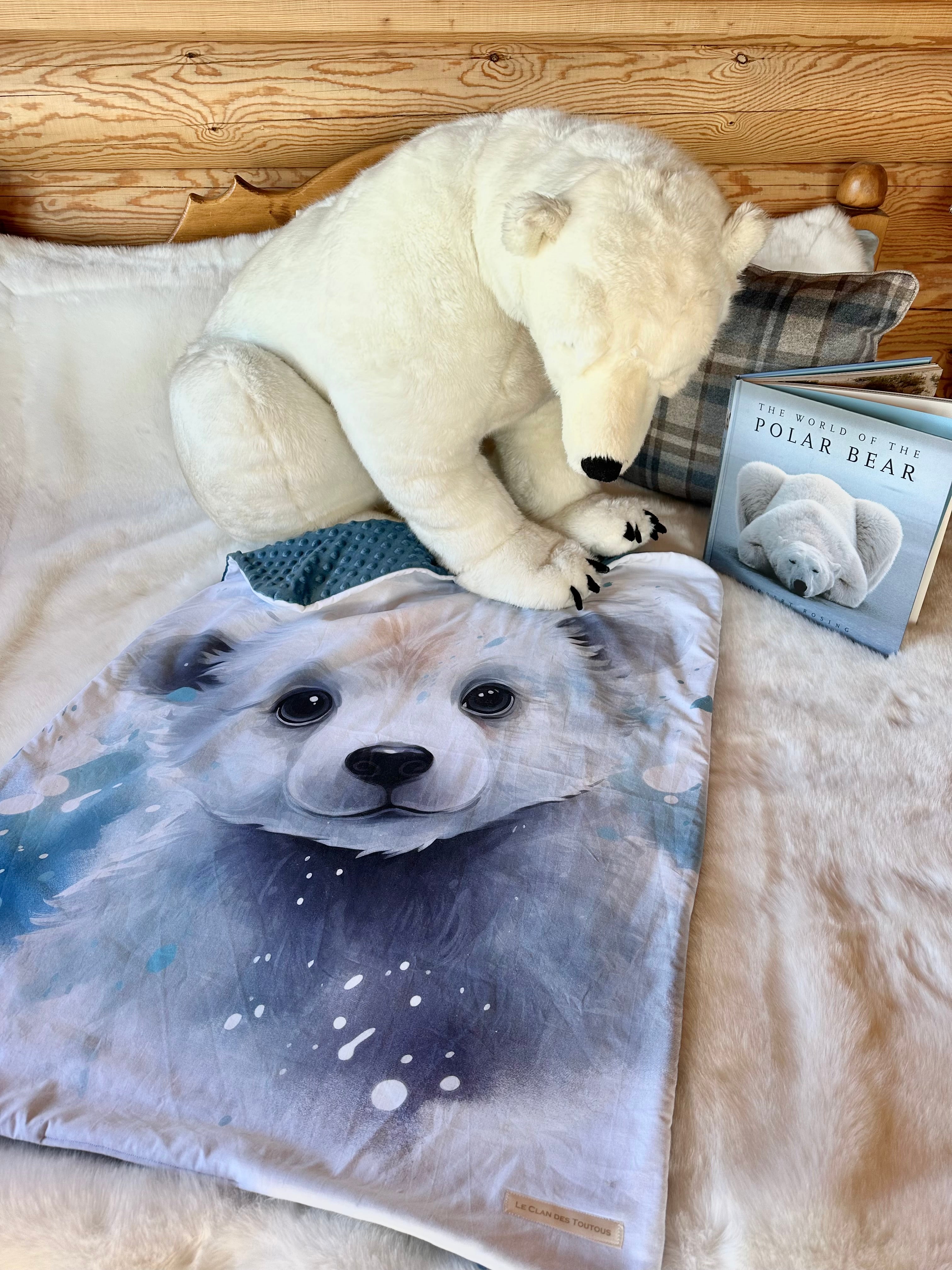 Plaid OURS POLAIRE - 94x71cm