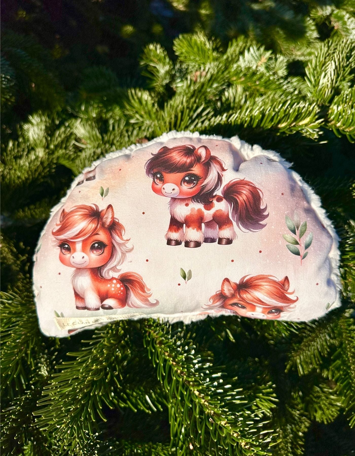 Grand coussin - PONEYS MIGNONS - 27x18cm