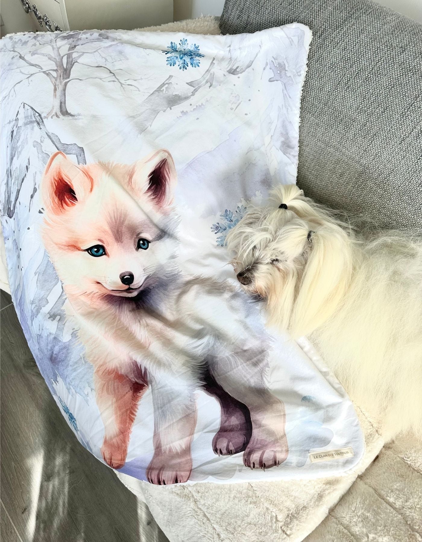 Plaid - UN AMOUR DE BEBE RENARD POLAIRE - 91x70cm