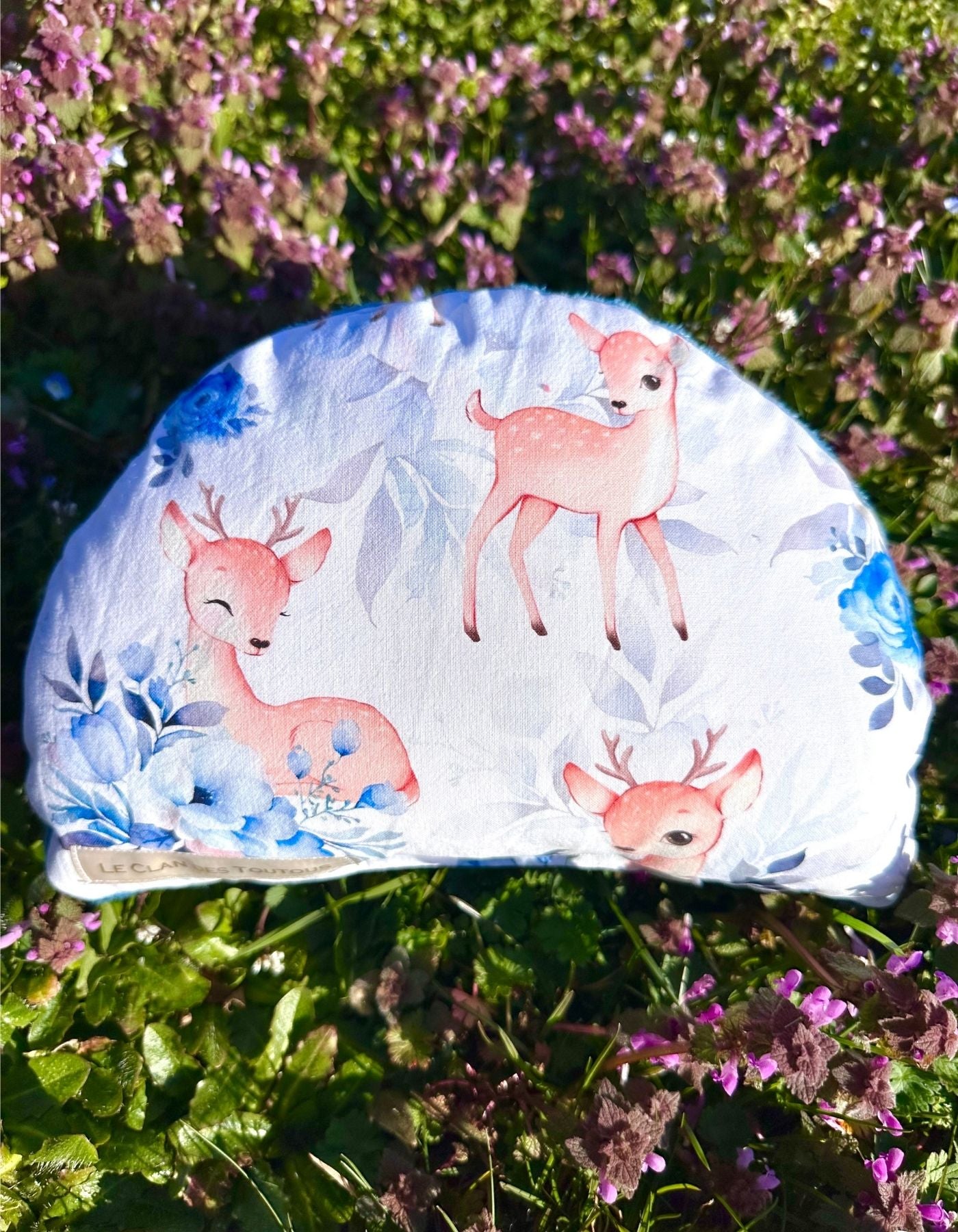 Grand coussin - UN AMOUR DE BICHE - 27x18cm