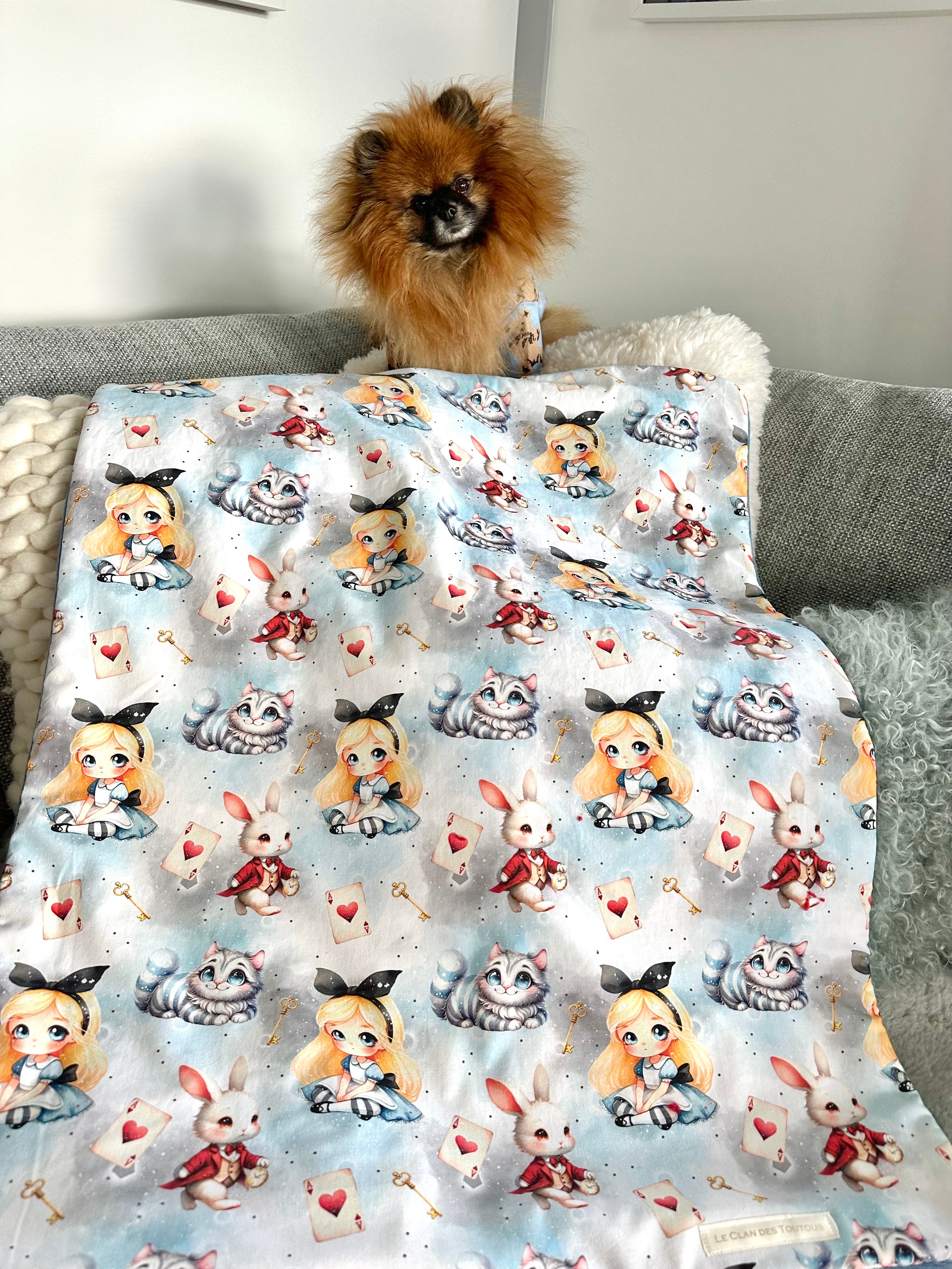 Couverture ALICE AU PAYS MERVEILLES - 80x60cm