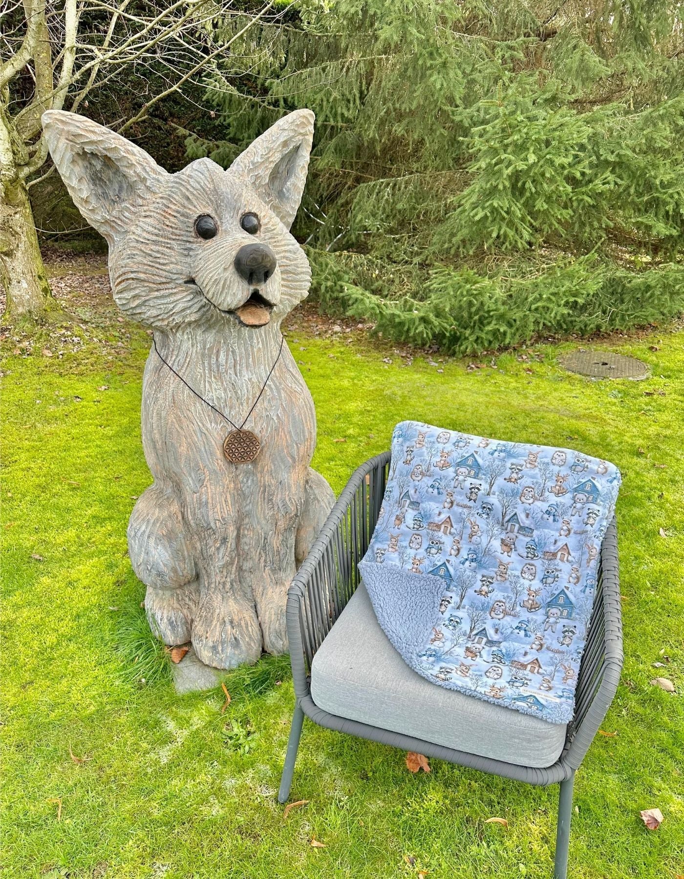 Couverture - BATAILLE DE BOULES DE NEIGE - 71x60 cm