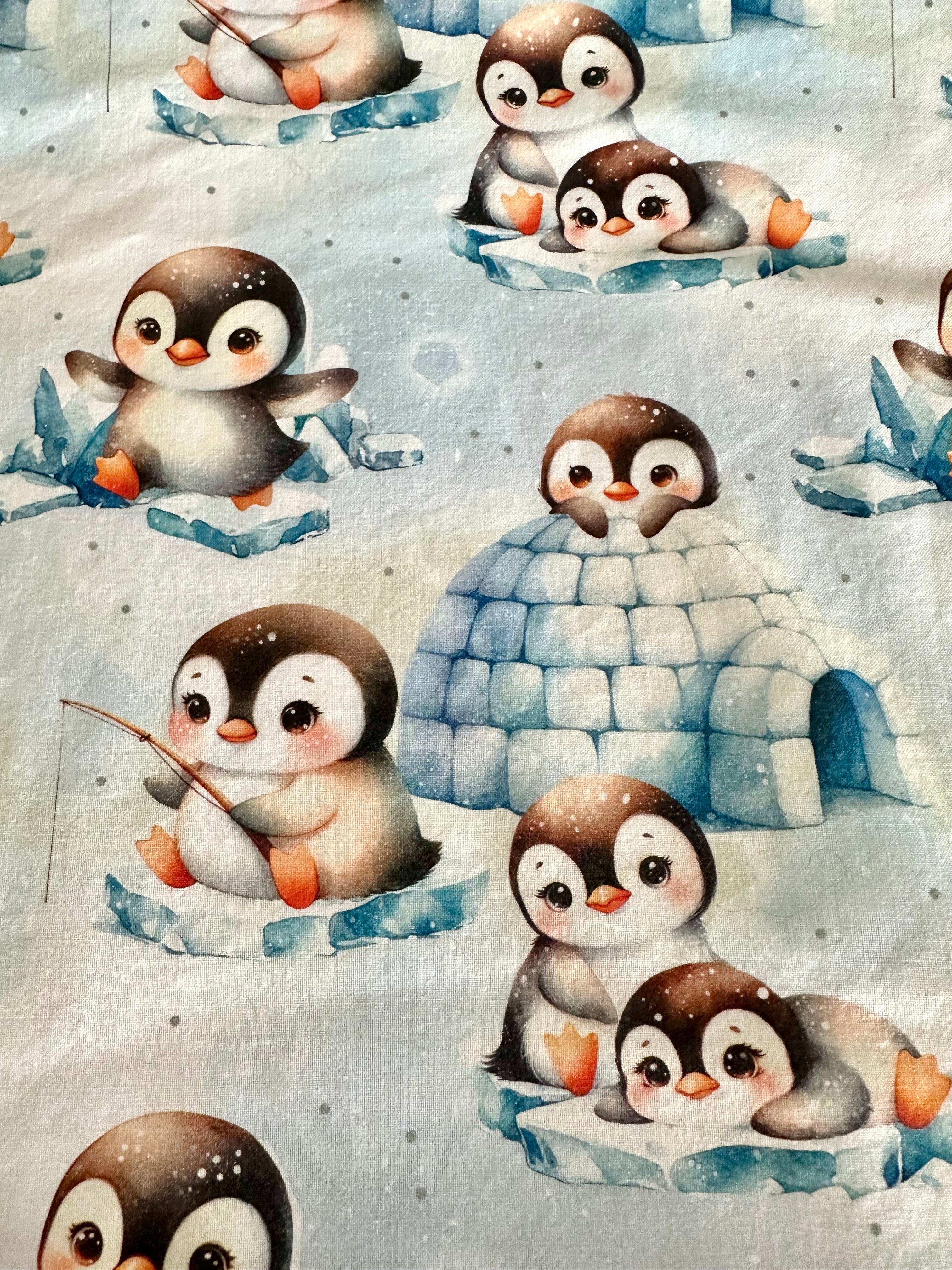 Couverture LES PINGOUINS SUR LA BANQUISE 69x60