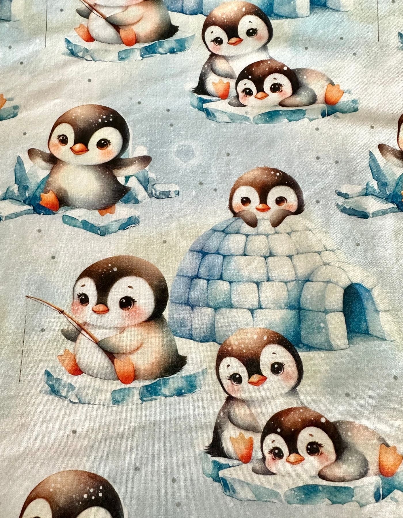 Couverture - LES PINGOUINS SUR LA BANQUISE 69x60