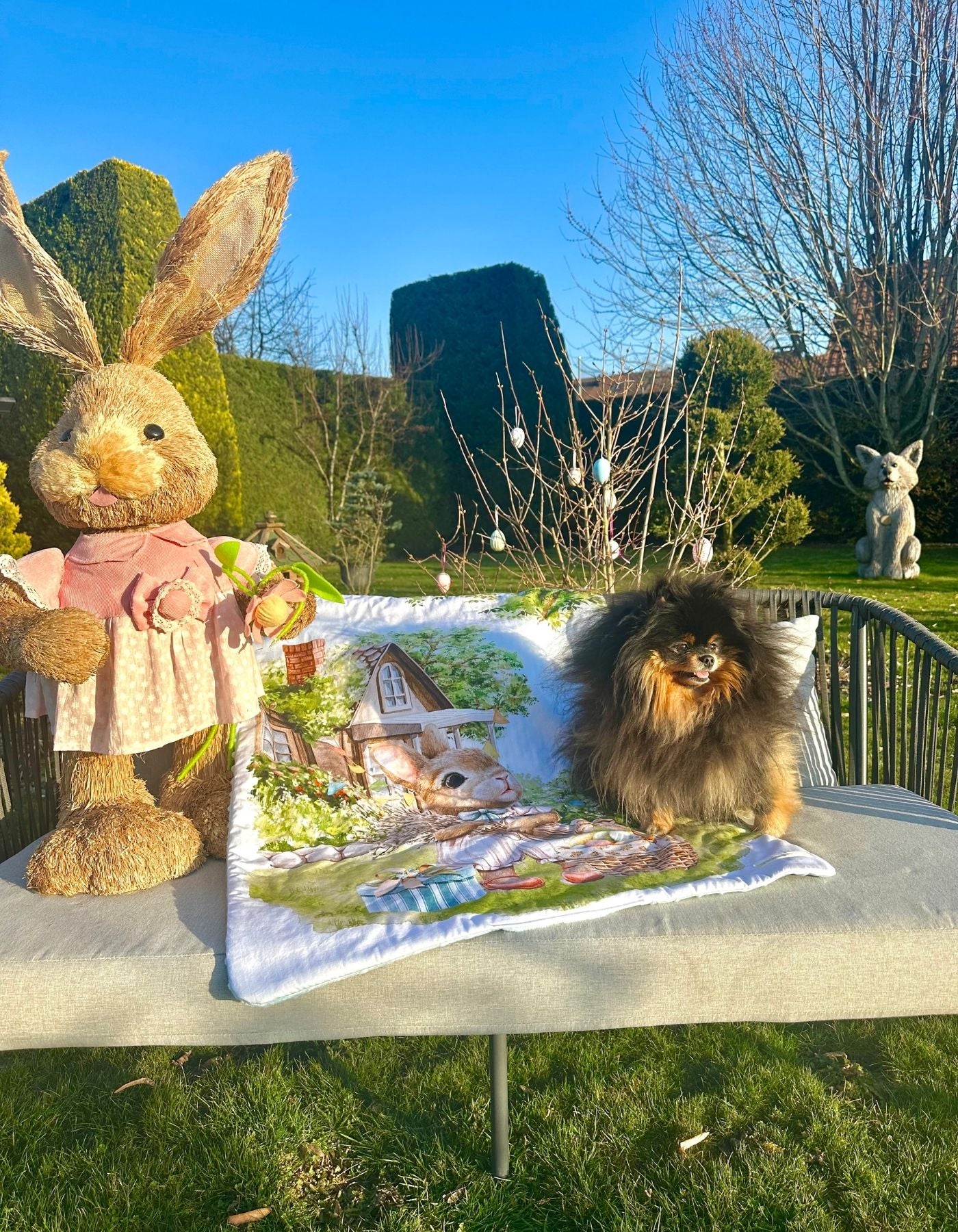 Plaid - DOUCEUR DE PAQUES - 93x72cm