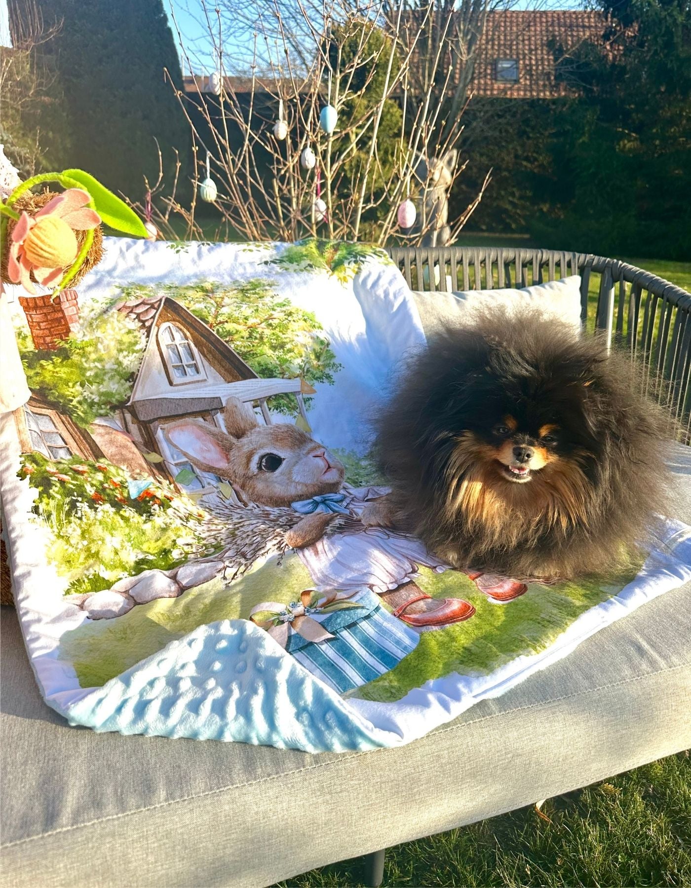 Plaid - DOUCEUR DE PAQUES - 93x72cm