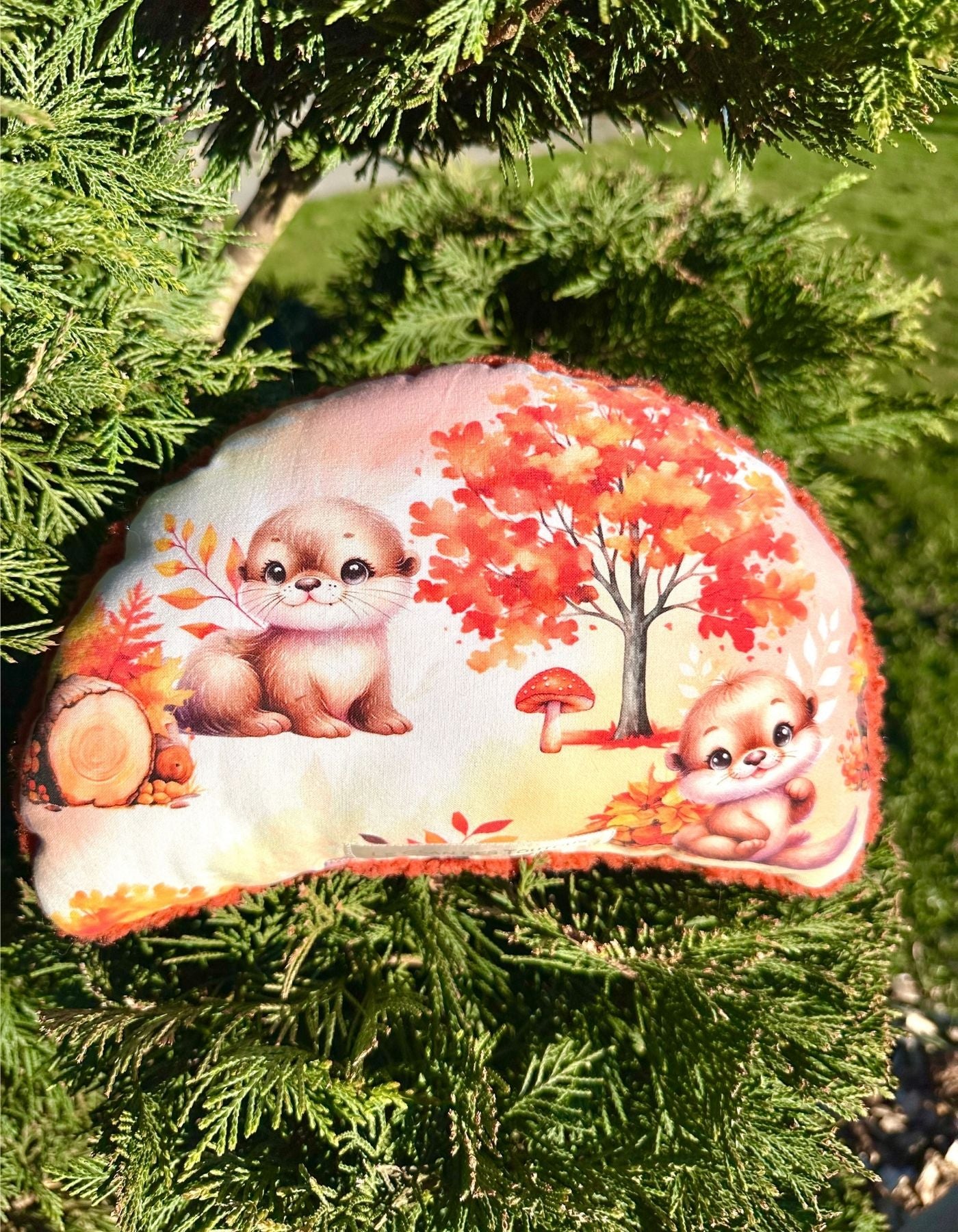 Grand coussin - IDYLLE D'AUTOMNE - 27x19cm