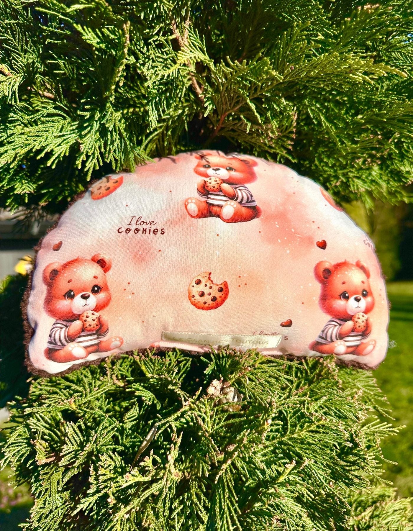 Grand coussin - J'AIME LES COOKIES - 27x19cm