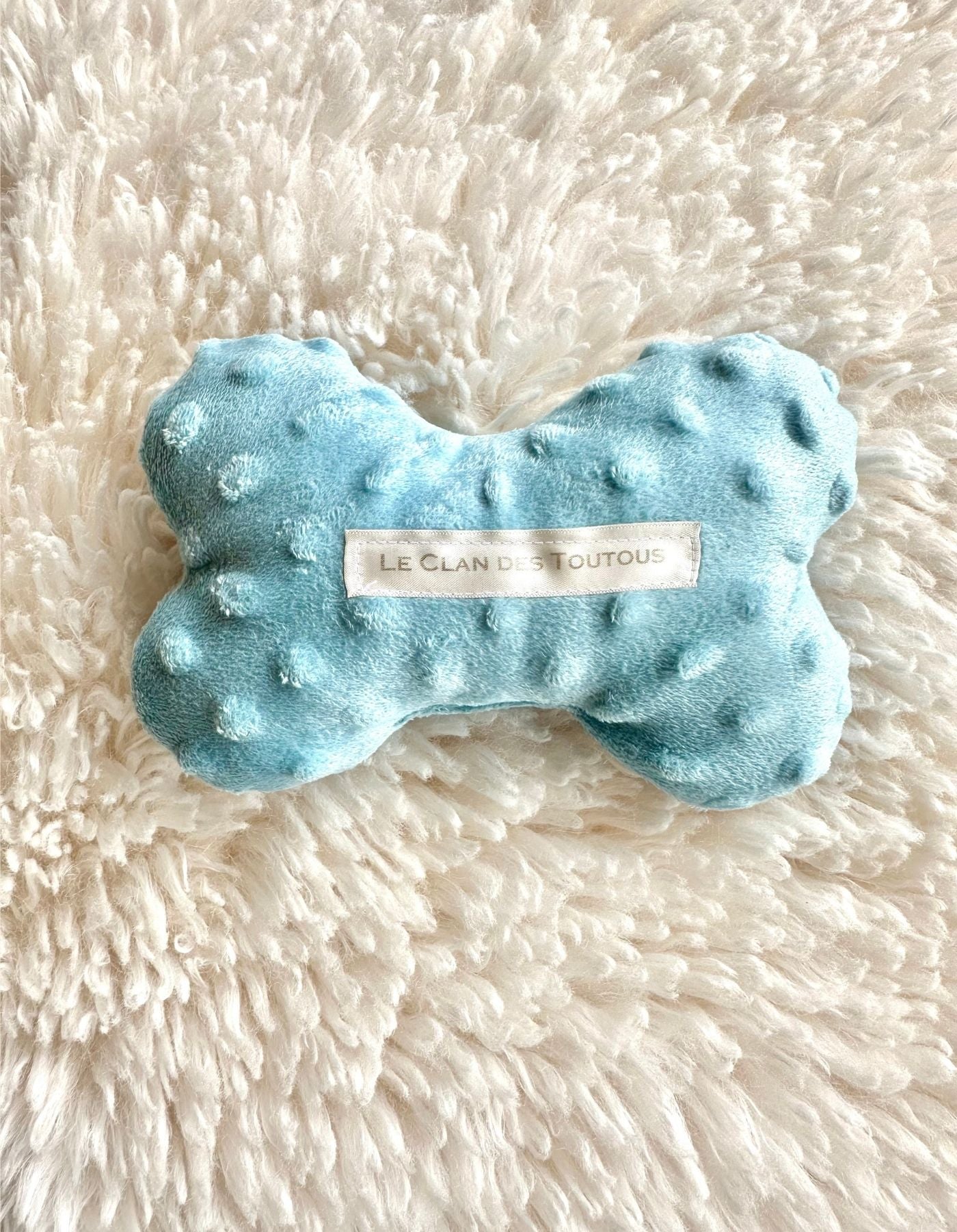 Jouet Nonos - bleu ciel à pois