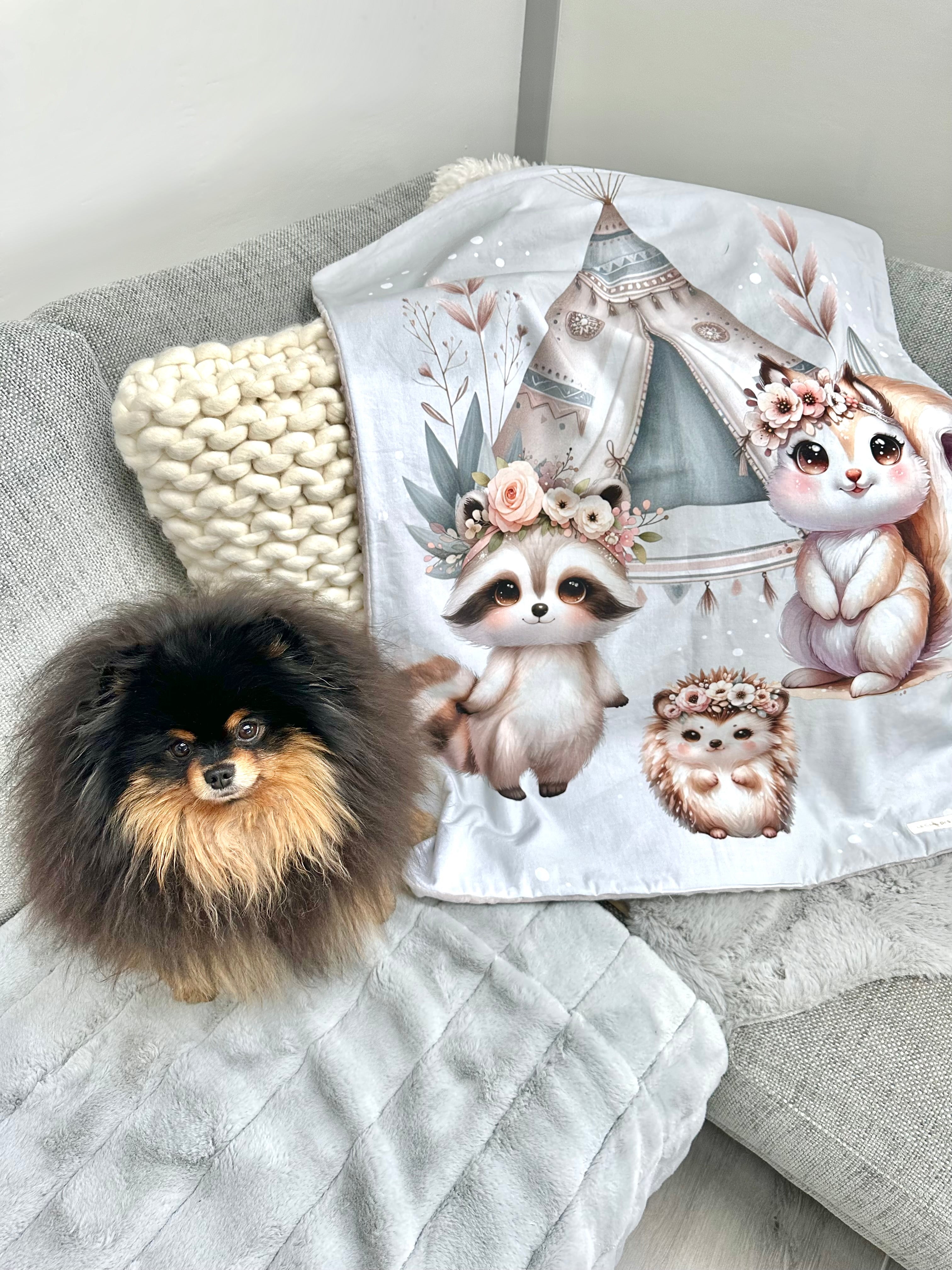 Plaid  LA TRIBU MAGIQUE - 92x70cm