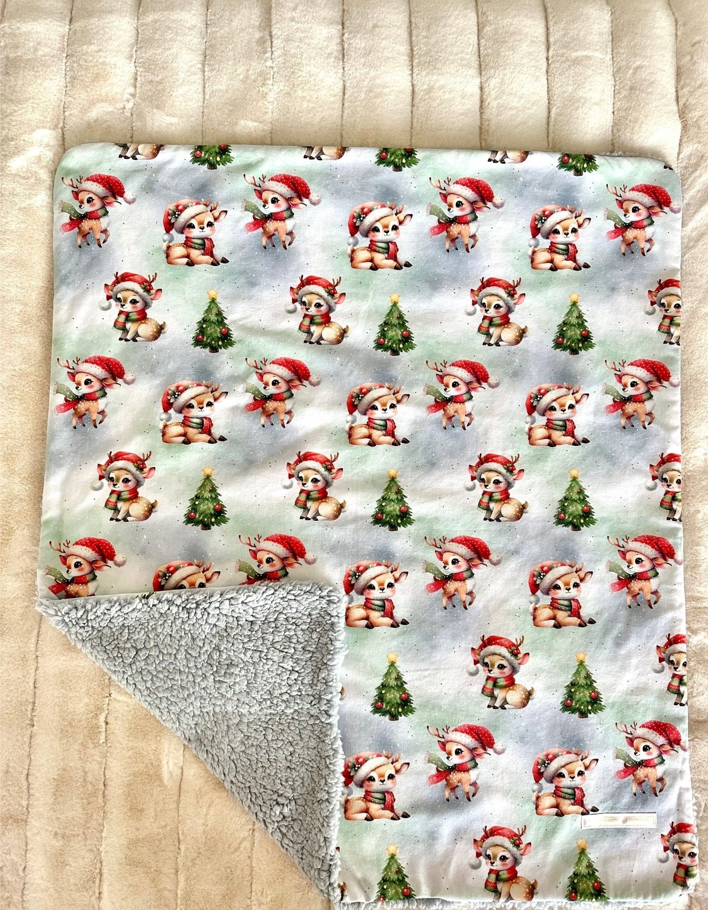 Couverture - LE NOEL DES PETITS CHEVREUILS – 78x68 cm