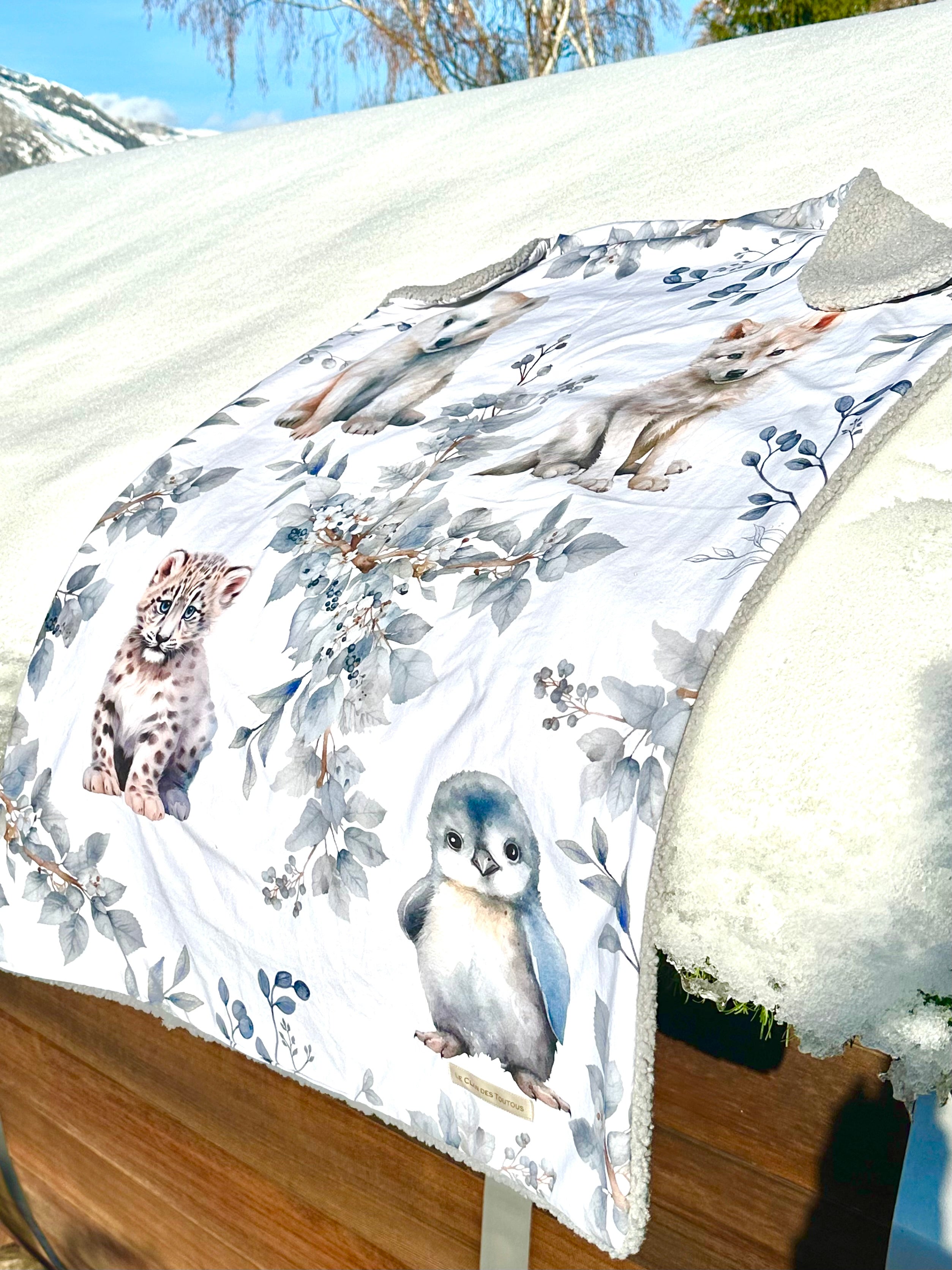 Plaid LE MONDE POLAIRE - 95x72cm