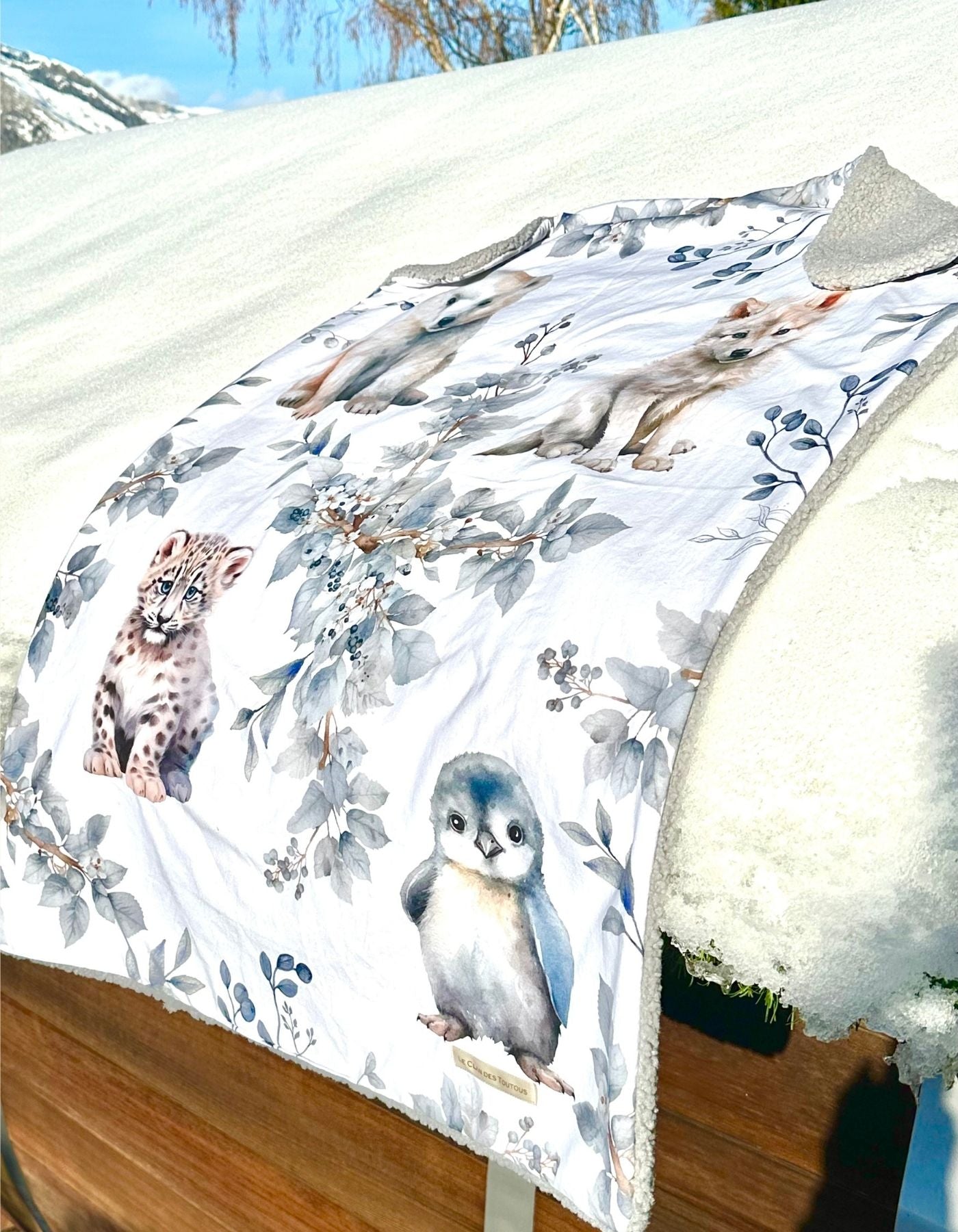 Plaid - LE MONDE POLAIRE - 95x72cm