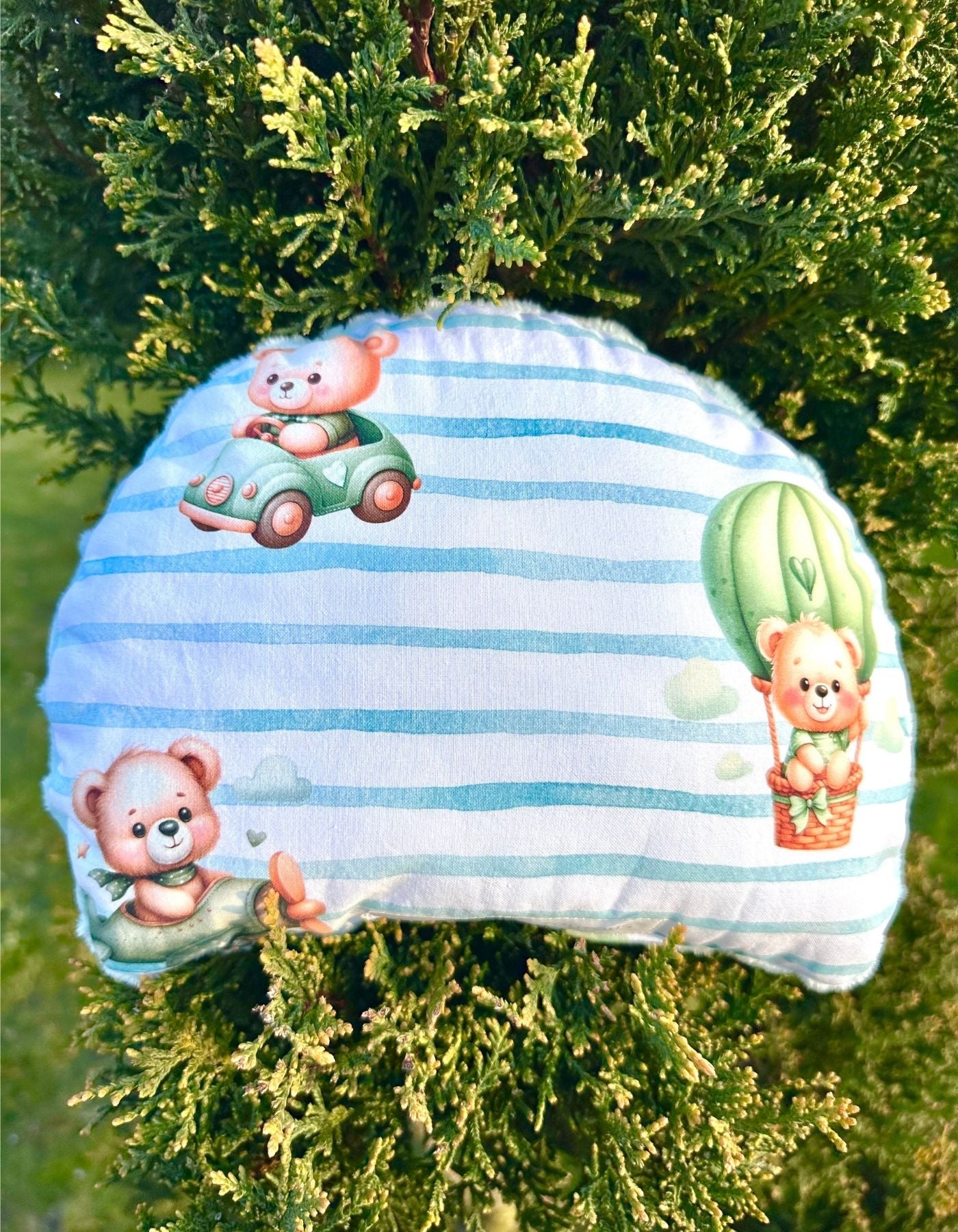Grand coussin - LE PETIT MONDE DE TEDDY BEAR - 27x19cm