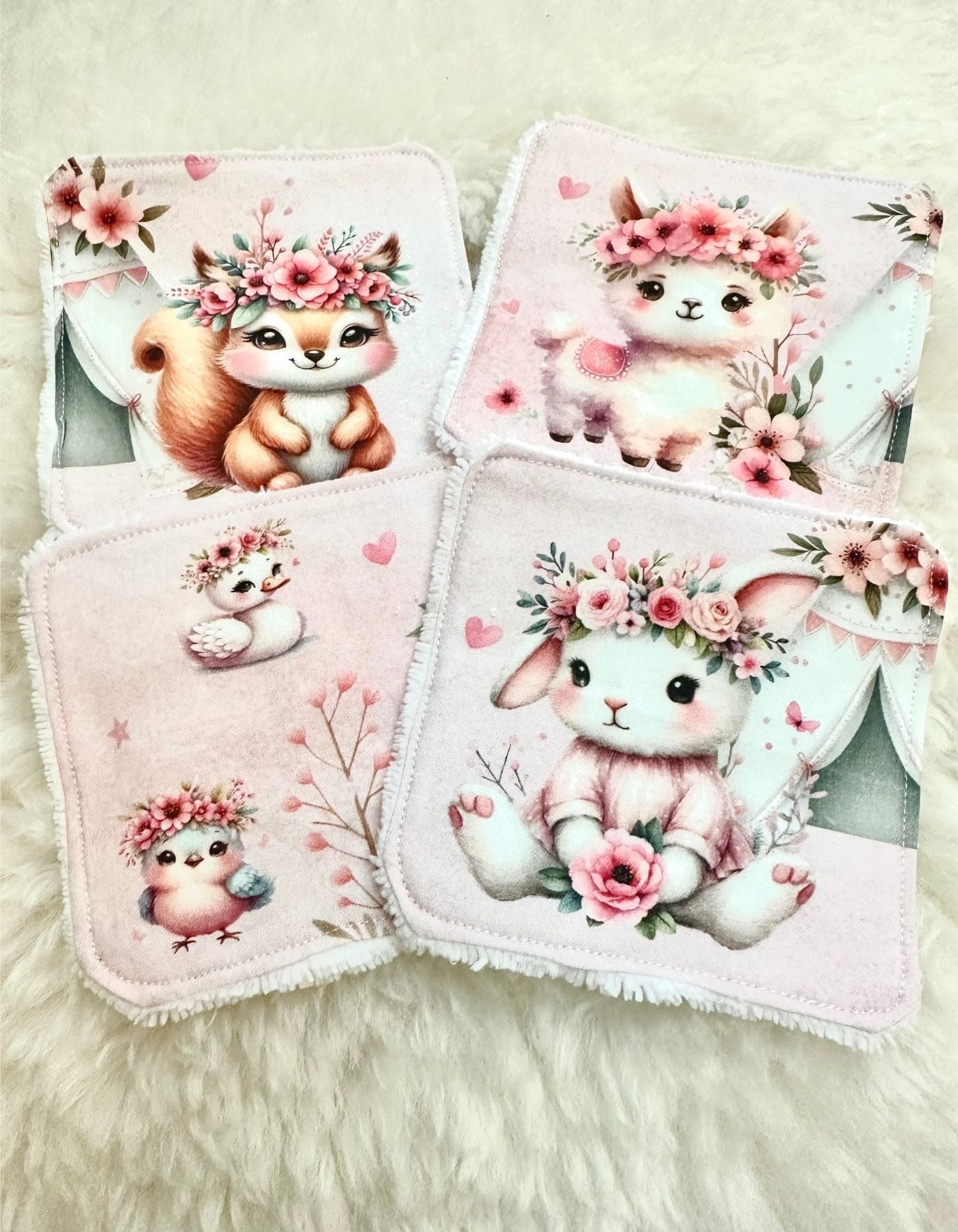 Pack de 4 lingettes - LES P'TITS CHAMANES