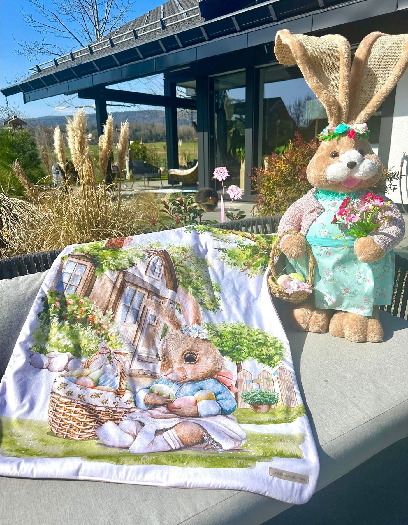 Plaid - LES TRESORS DE MADEMOISELLE LAPINOU - 92x72cm