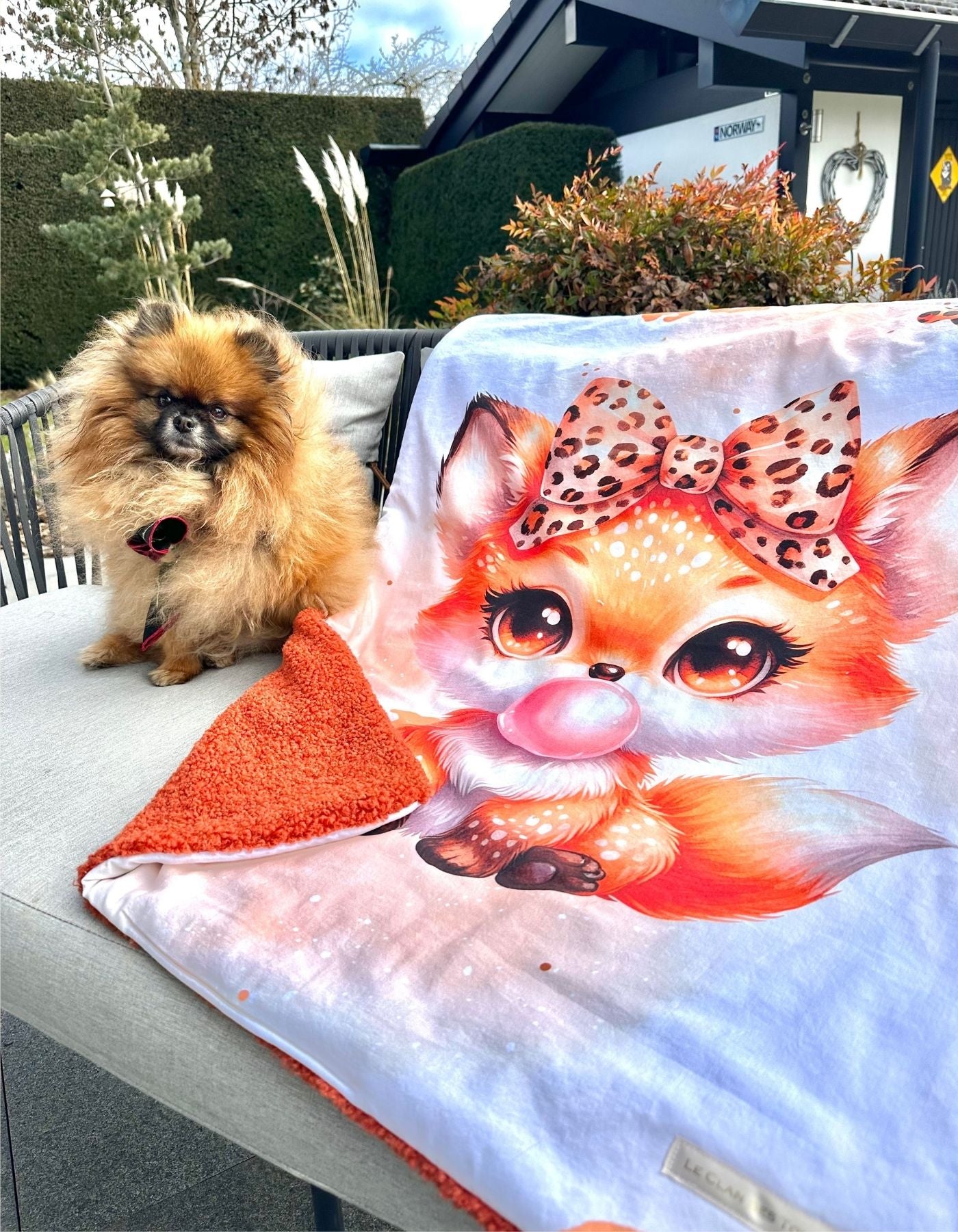 Plaid - MISS BUBBLE GUM - 90x71cm