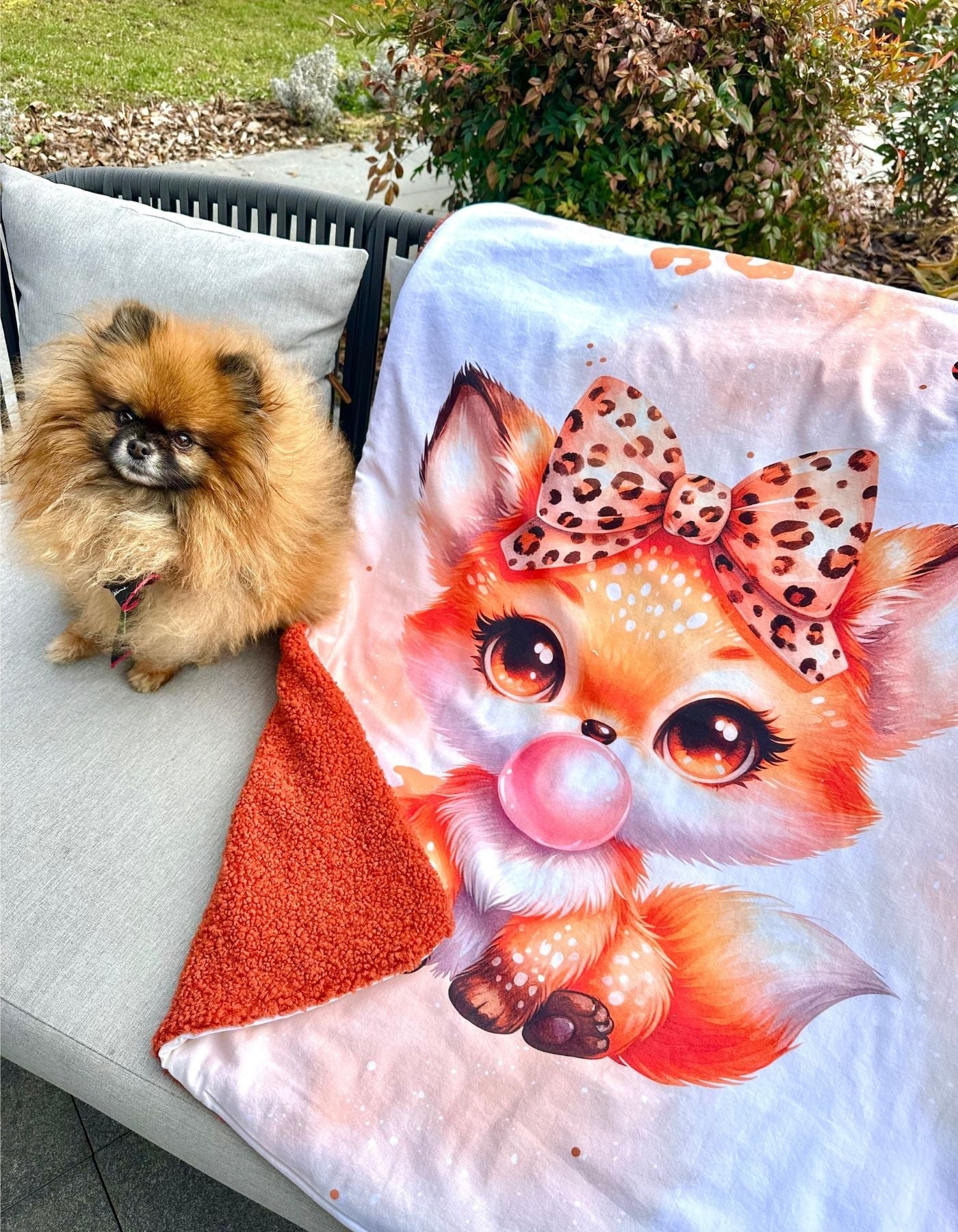 Plaid - MISS BUBBLE GUM - 90x71cm