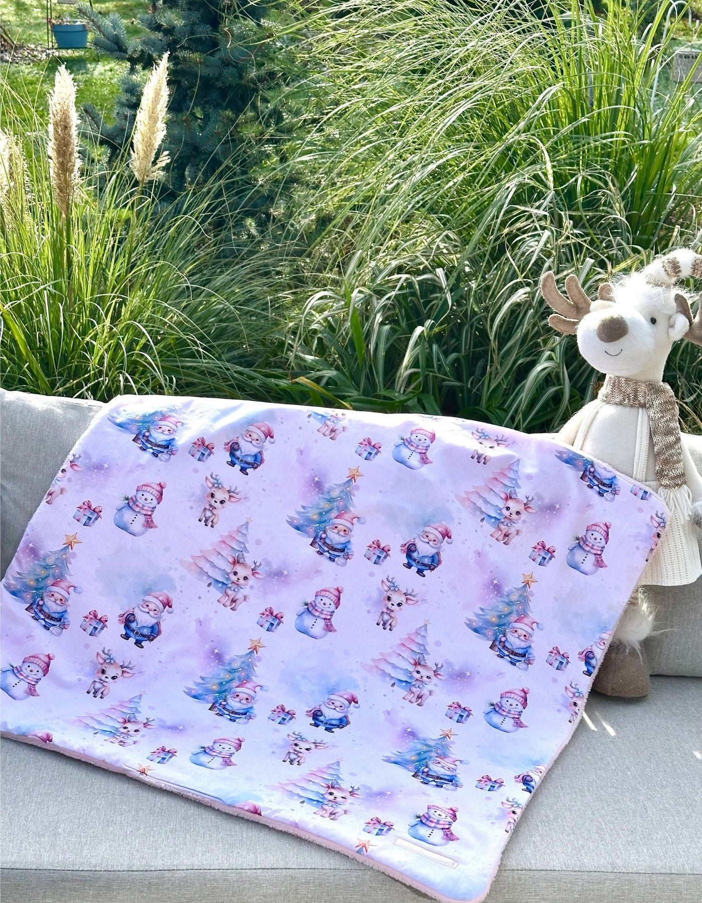 Couverture - NOEL FEERIQUE- 78x80 cm