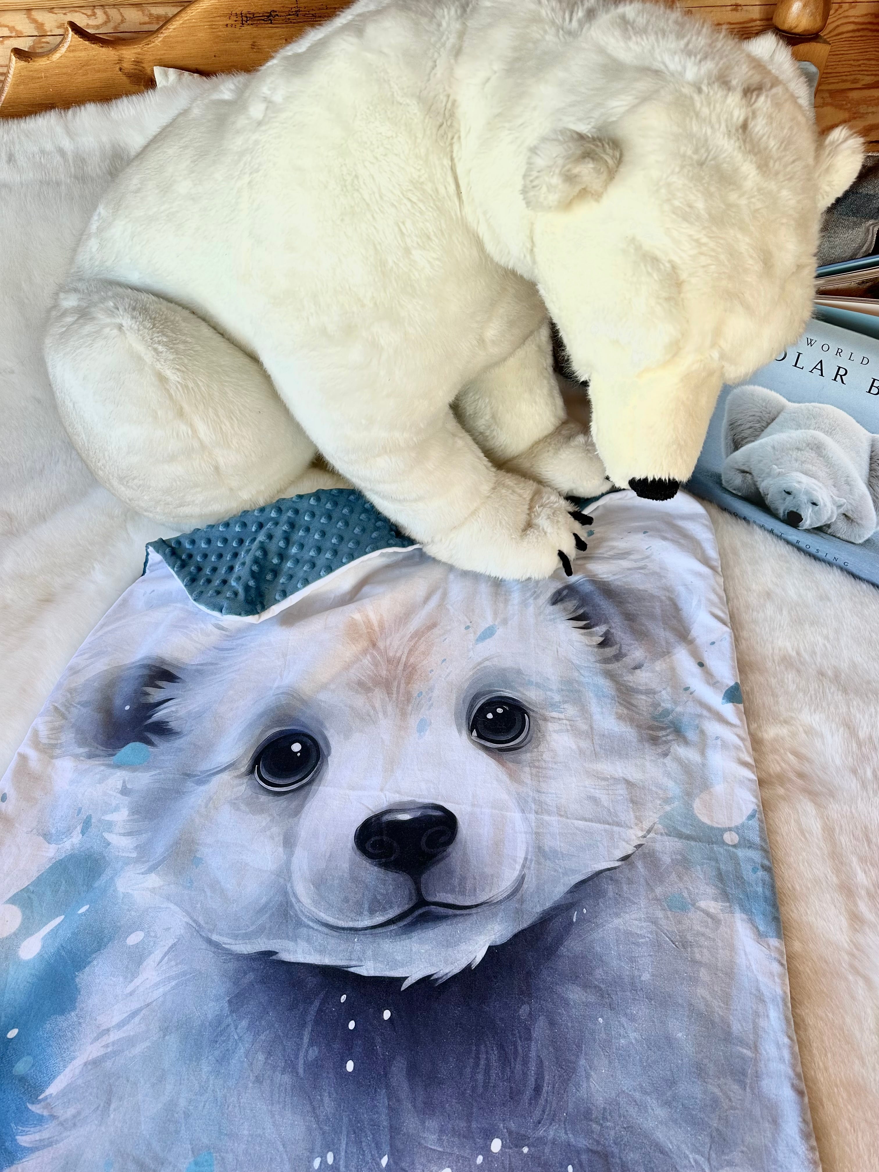 Plaid OURS POLAIRE - 94x71cm