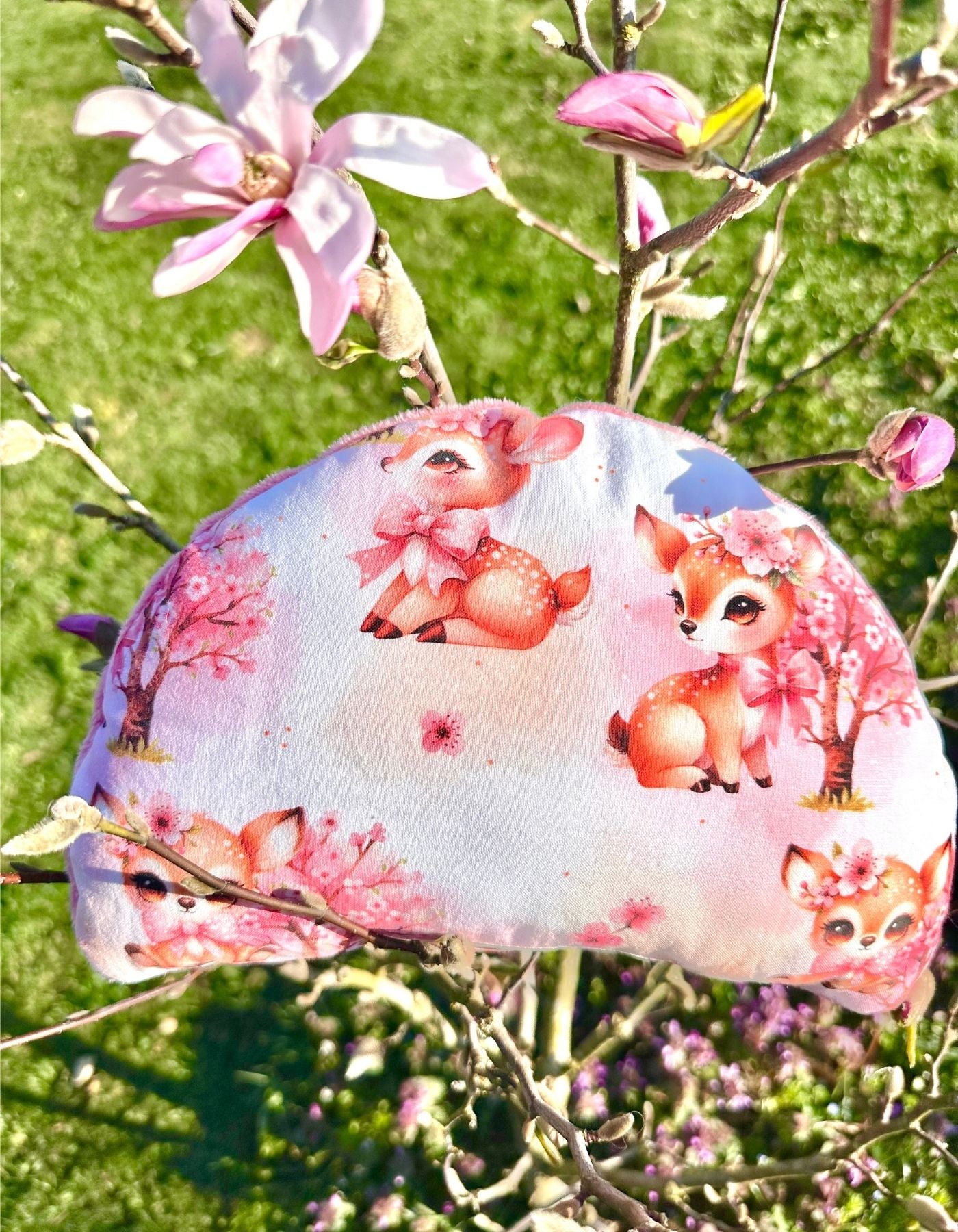 Grand coussin - PETITE BICHE D'AMOUR - 27x18cm