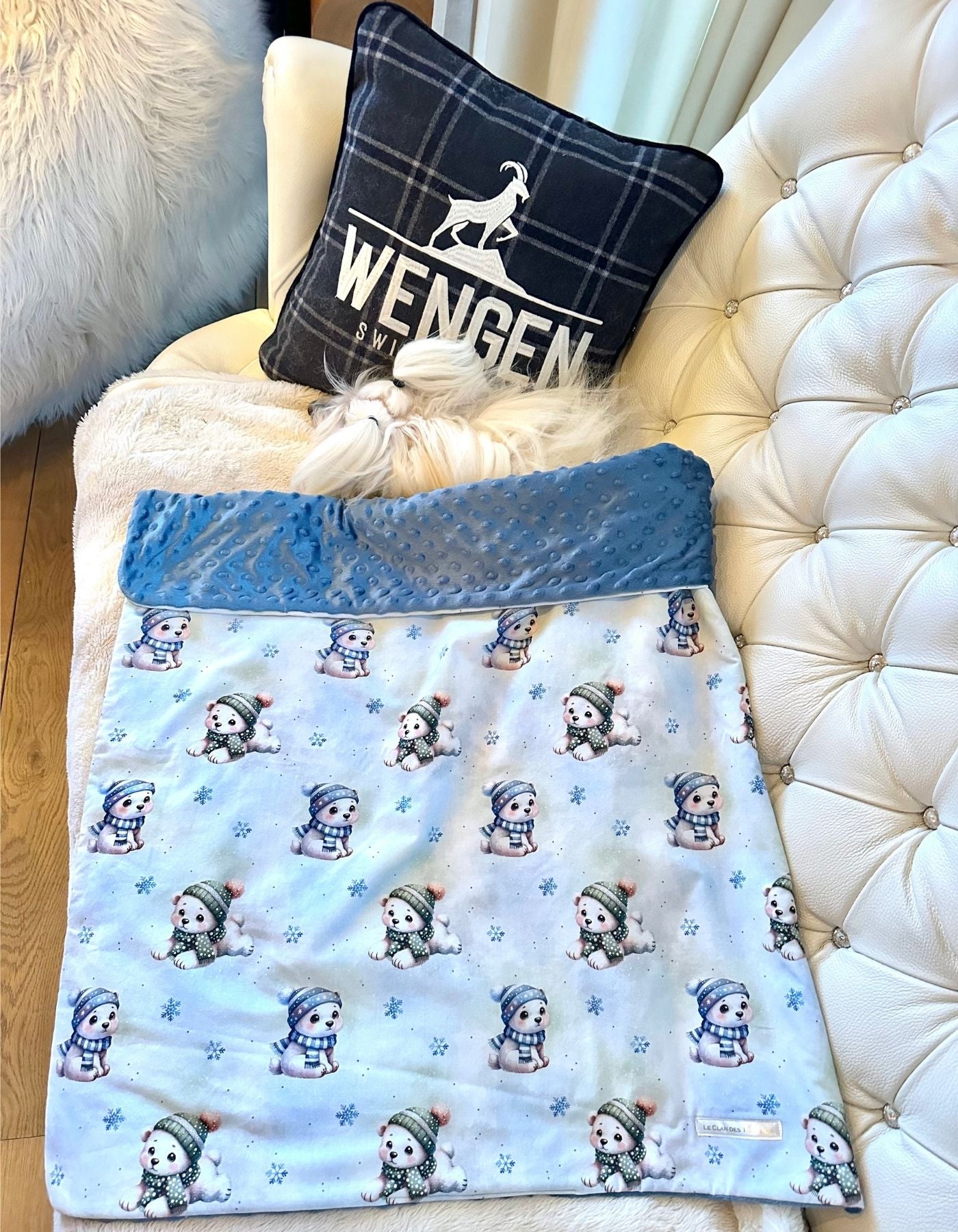 Couverture - LES PETITS OURSONS POLAIRES - 79x86 cm