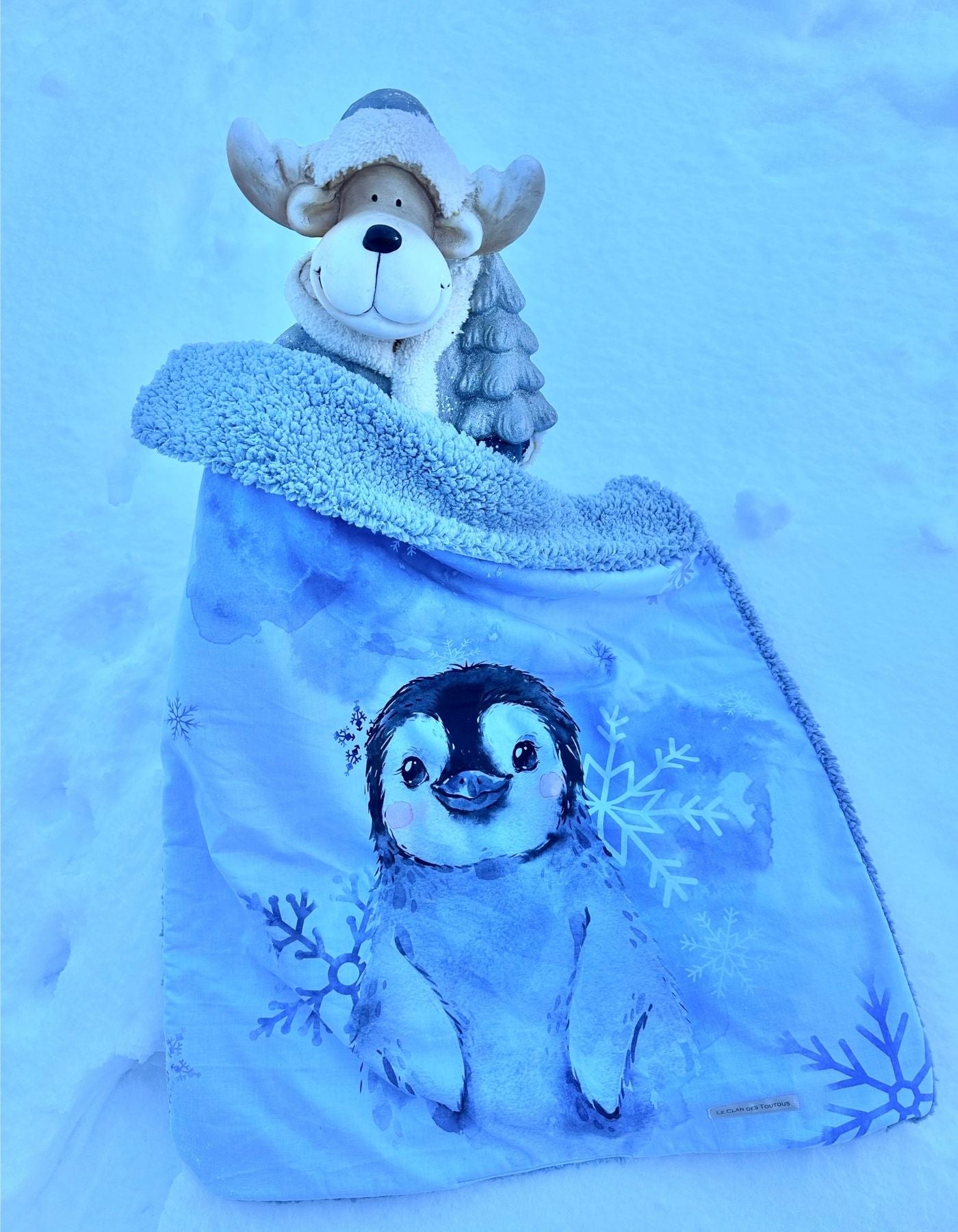 Plaid - PETIT PINGOUIN - 94x70cm