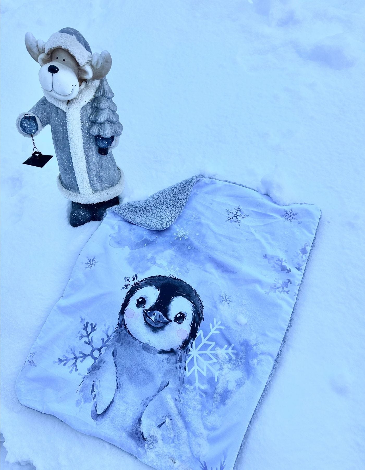 Plaid - PETIT PINGOUIN - 94x70cm