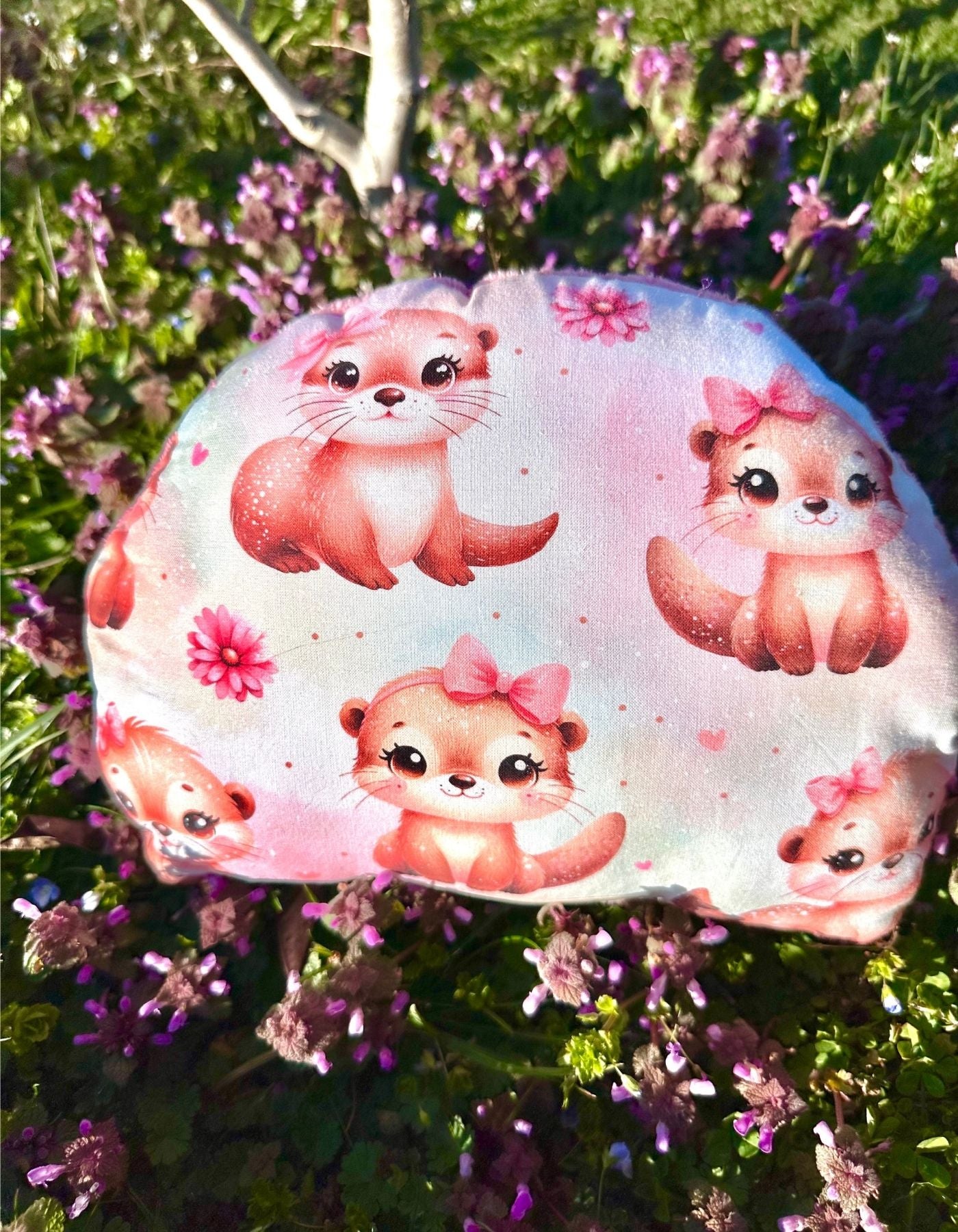 Grand coussin - PRINCESSE LOUTRE - 27x19cm