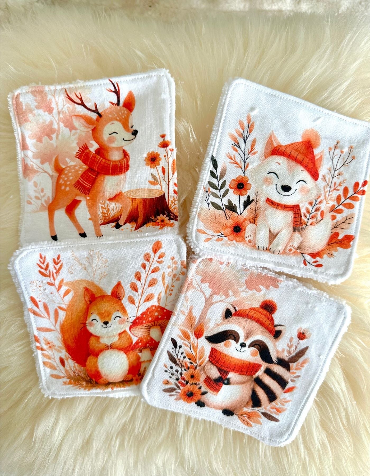 Pack de 4 lingettes - PROMENONS-NOUS DANS LES BOIS