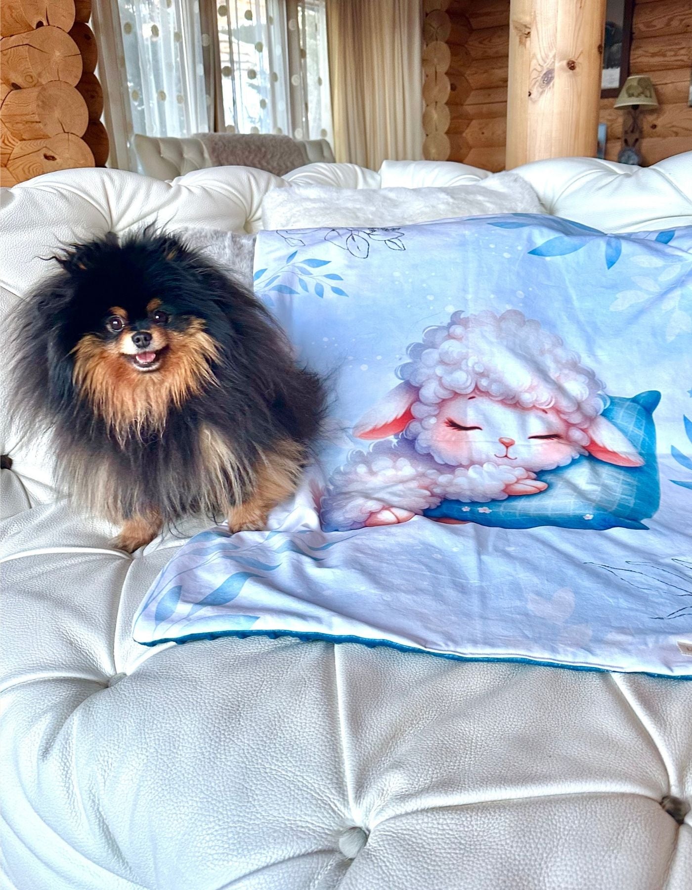 Plaid - TOUT DOUX PETIT MOUTON - 91x69cm