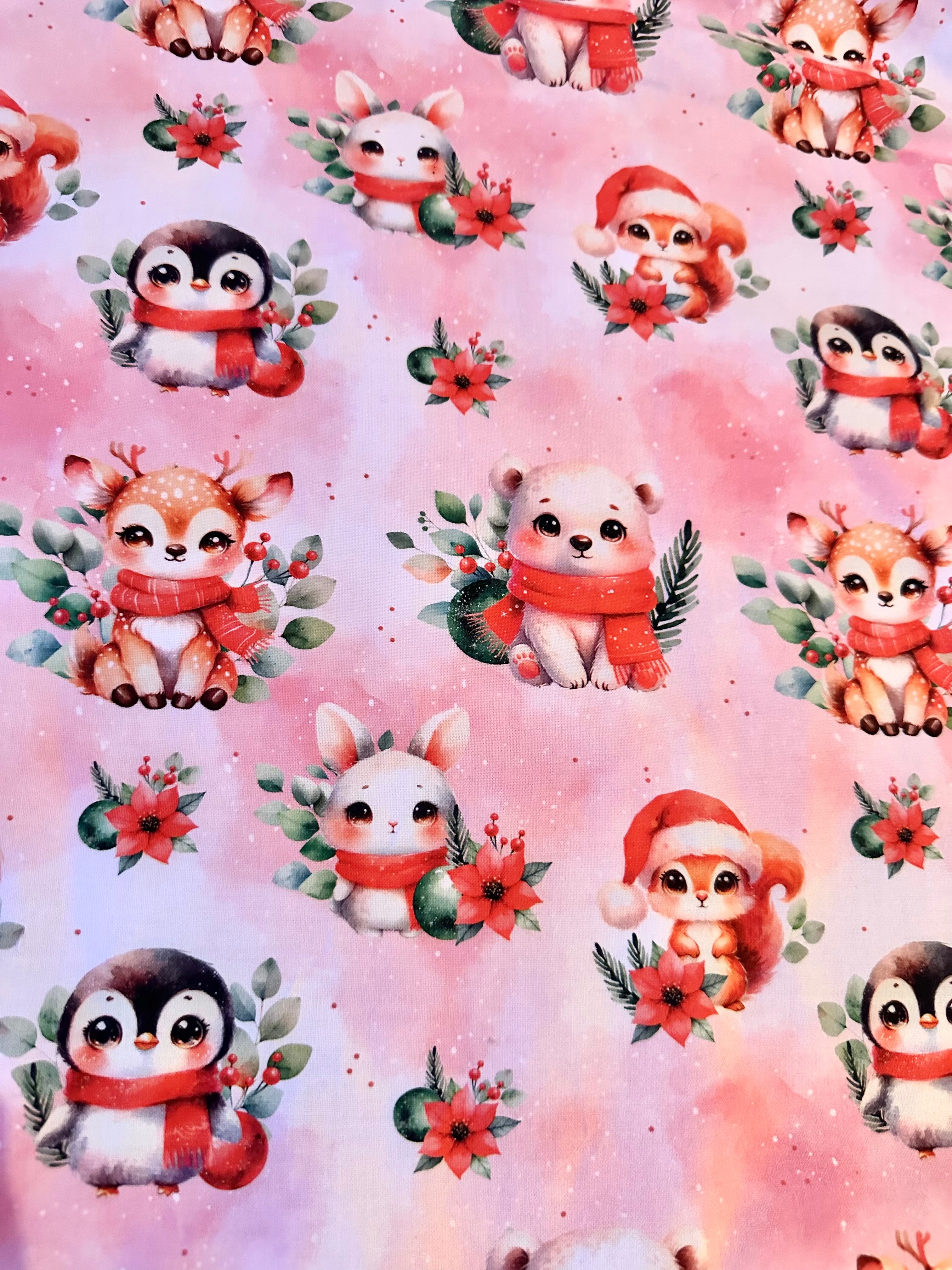 Couverture UN NOEL ROSE ENCHANTE - 73x80 cm