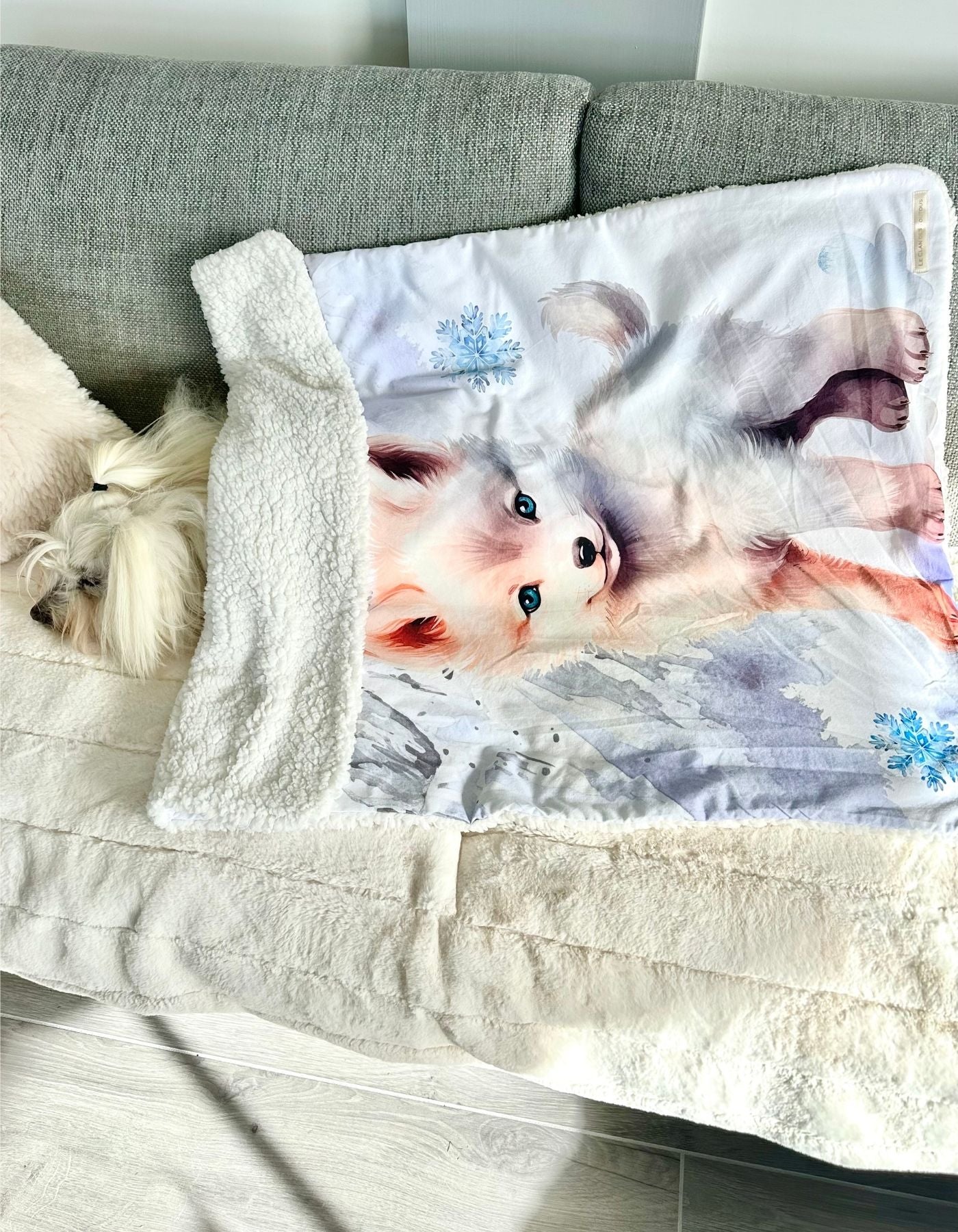 Plaid - UN AMOUR DE BEBE RENARD POLAIRE - 91x70cm